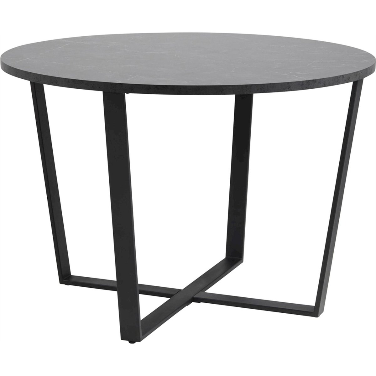 Table ronde ADHAFERA effet marbre noir effet marbre, RECOLLECTION