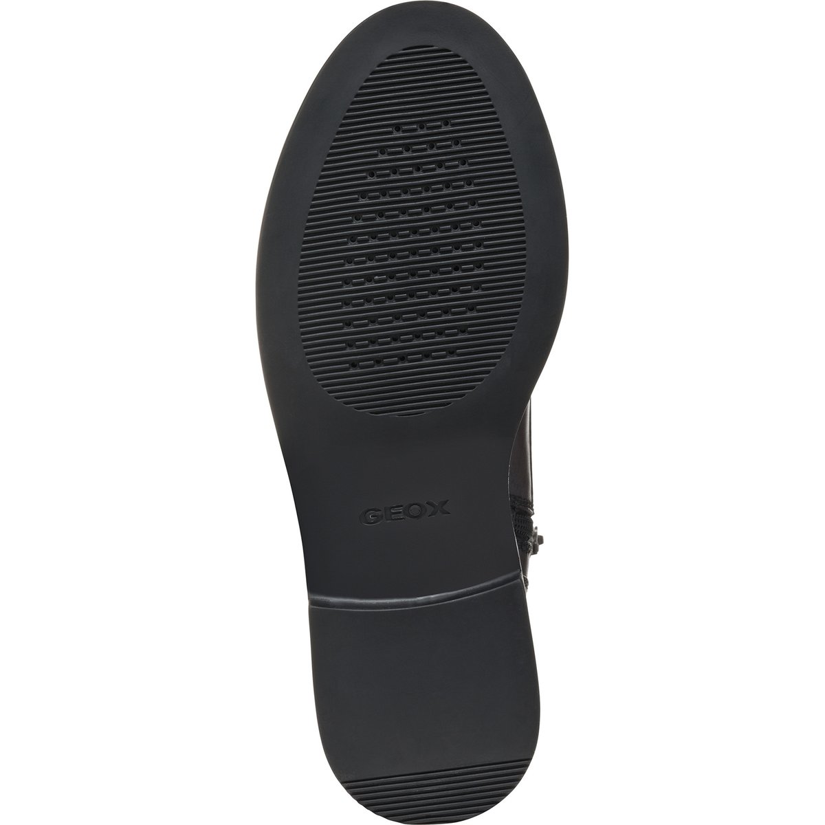 Bottines lacées en cuir, SERILDA taupe, GEOX
