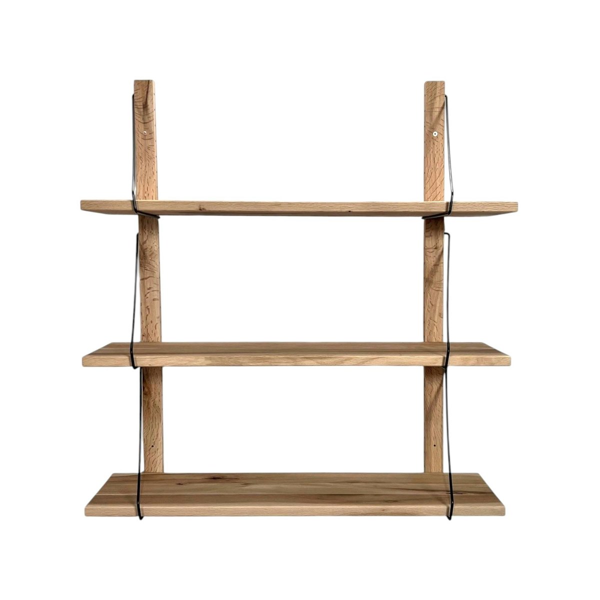 Etagère murale bois massif 3 plateaux (bois blanc) PALERME bois naturel, PIER IMPORT