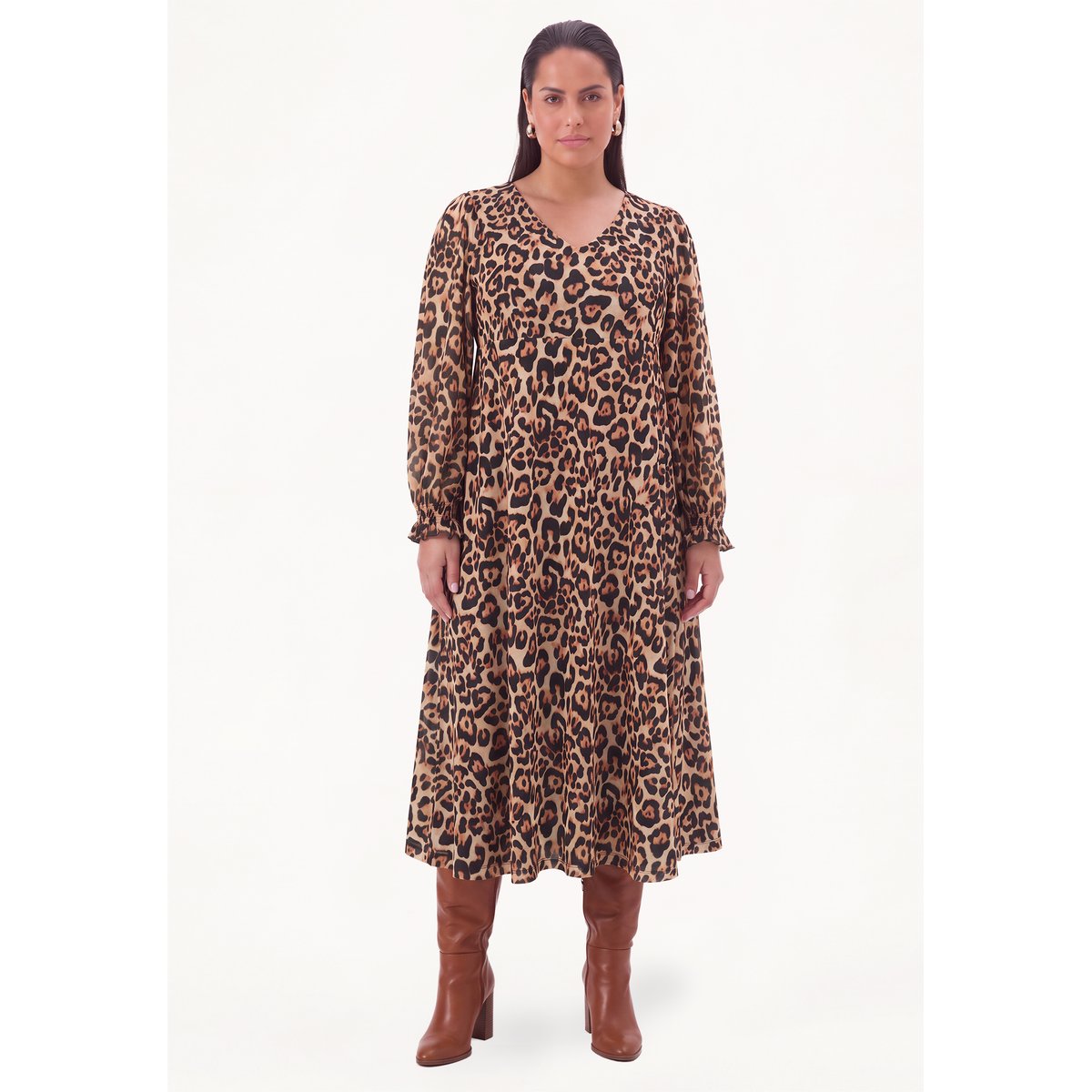 Robe avec manches longues multi, YOEK