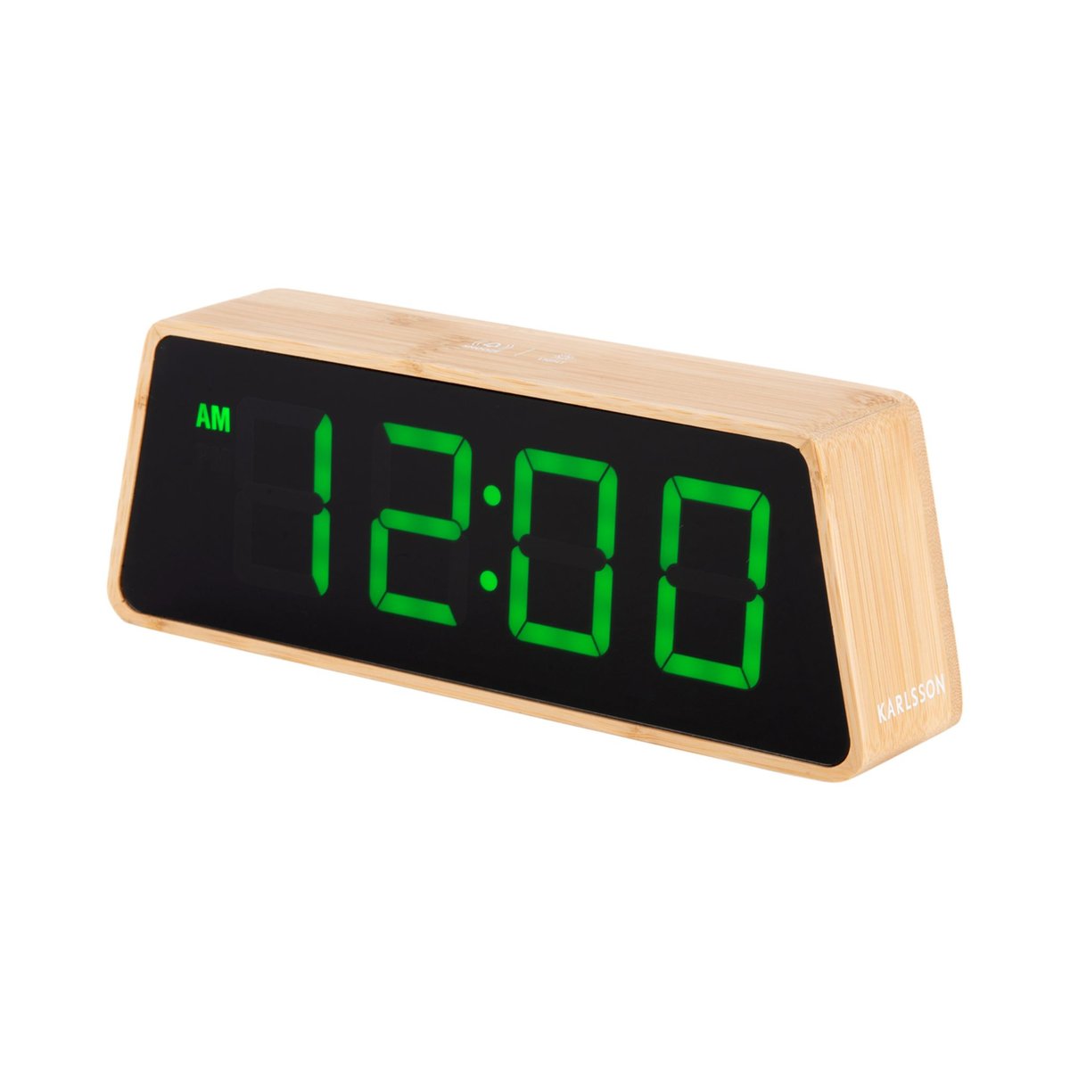 Réveil Bambou CHANGING COLOUR LED bambou, KARLSSON