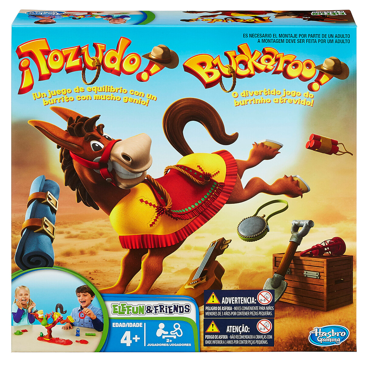 Jogo "Buckaroo", HASBRO multicolor, HASBRO