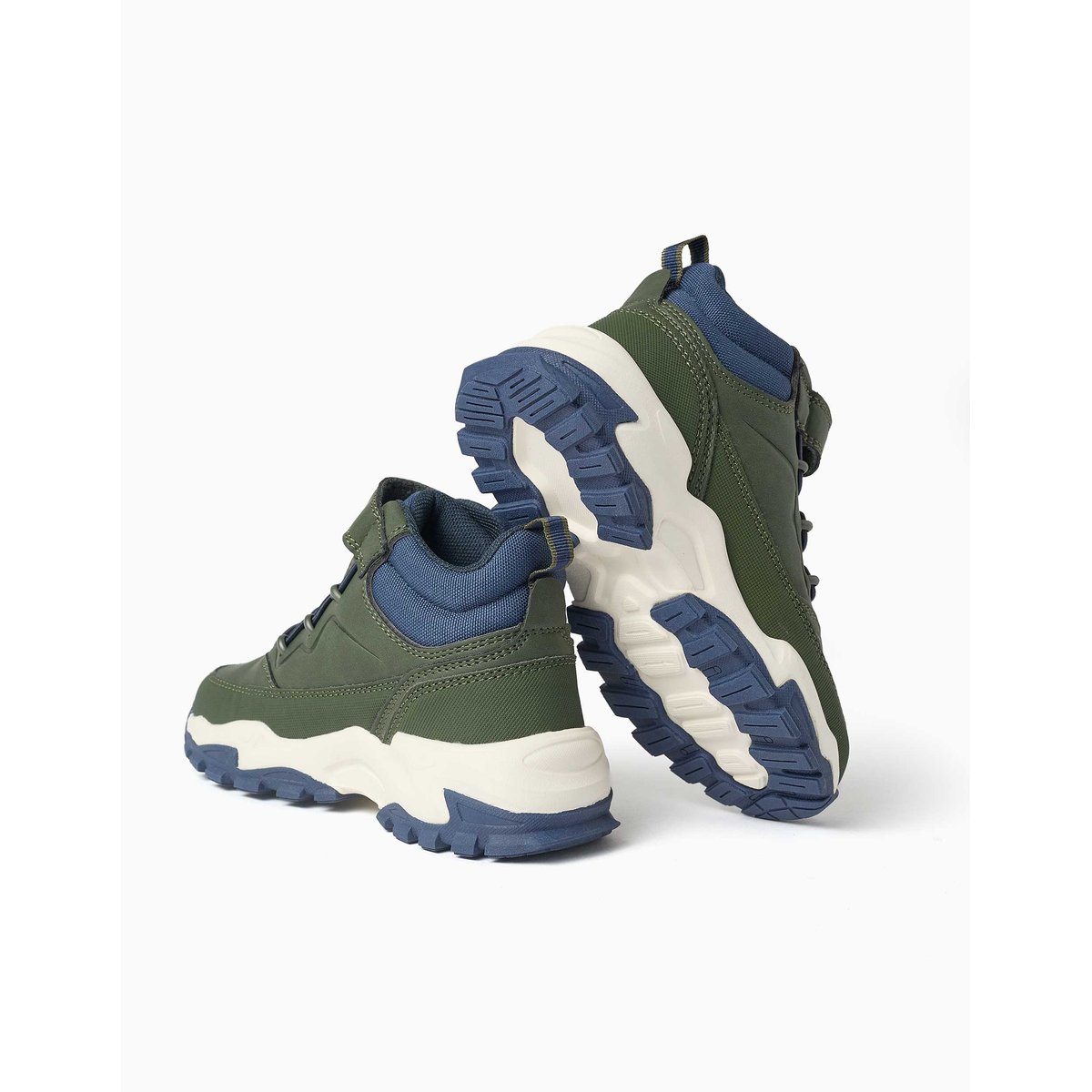 Bottes de montagne avec semelle épaisse marrón, ZIPPY