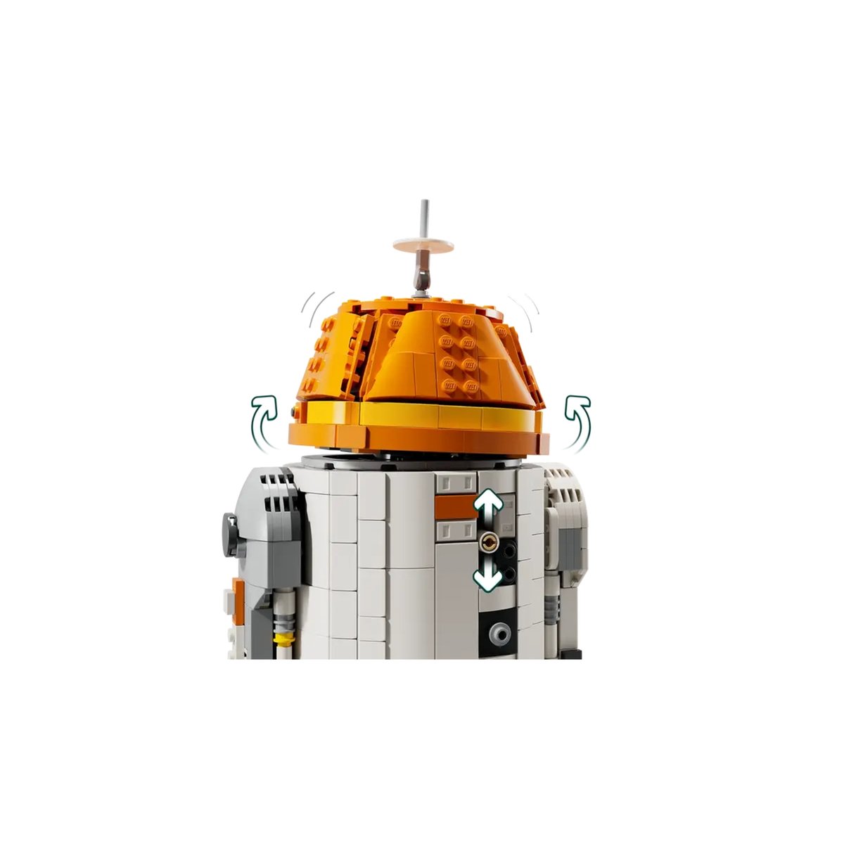 Star Wars Le droïde astromécano Chopper multicolore, LEGO