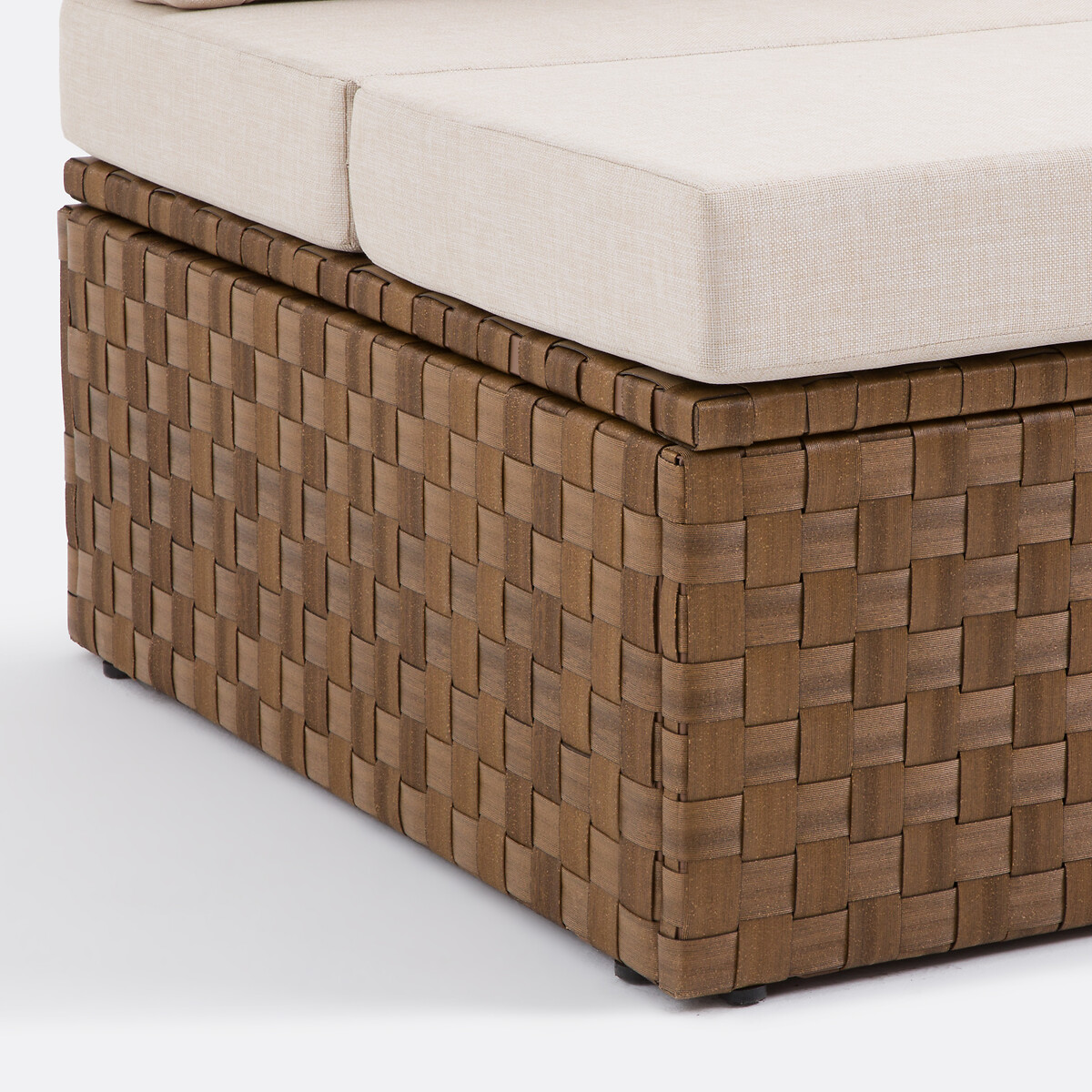 Fauteuil de jardin, en résine tressée, ALZÉNA brun, LA REDOUTE INTERIEURS