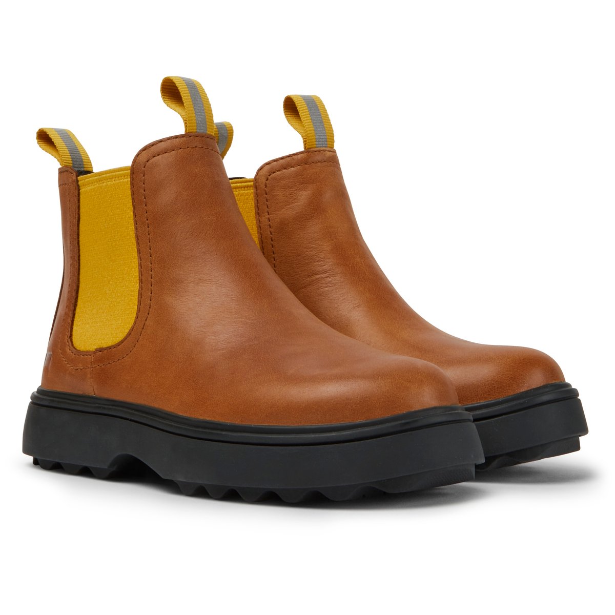 Bottines Cuir Norte Kids marron, CAMPER