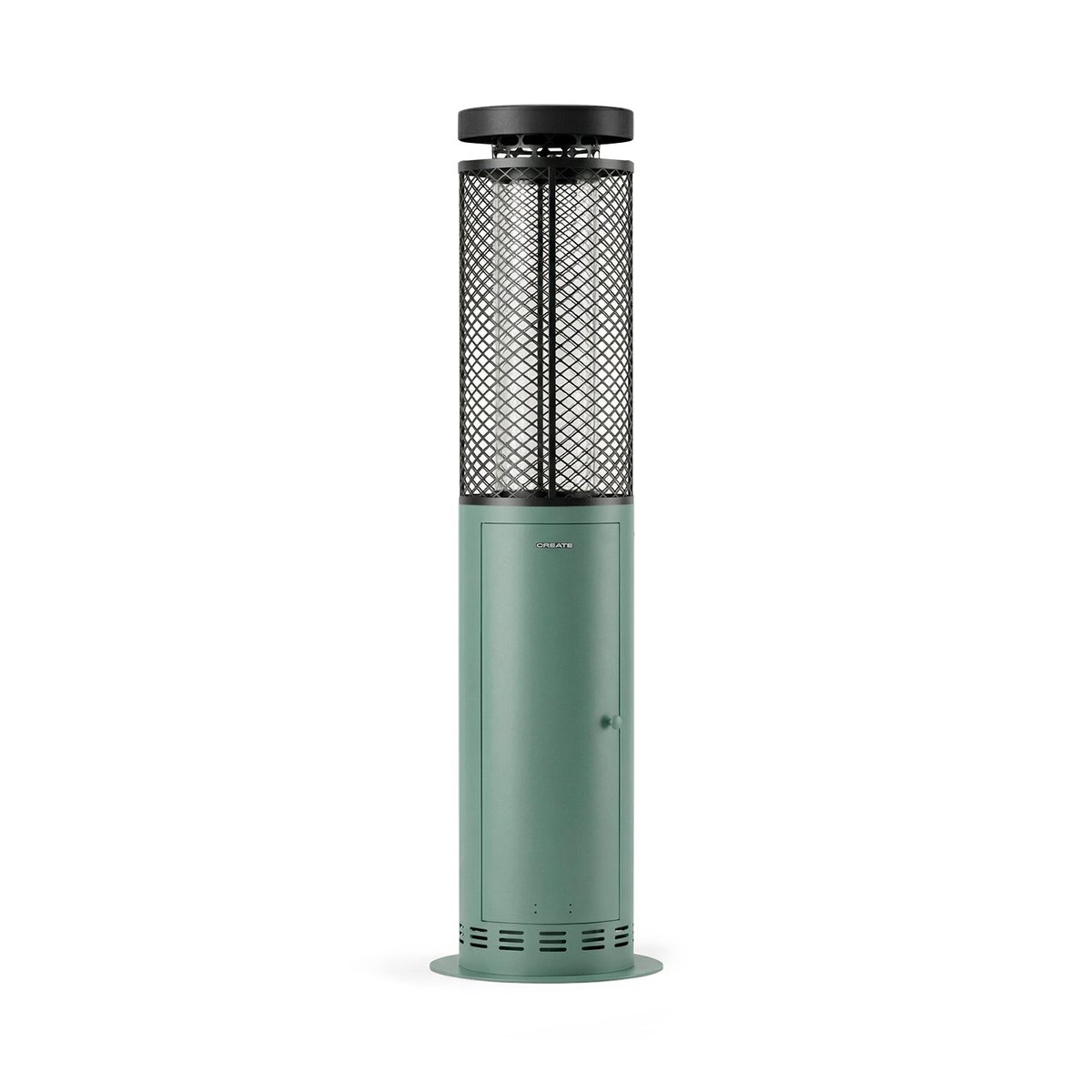 Poêle d'extérieur FIRE ROUND PELLET HEATER vert - sans power bank, CREATE