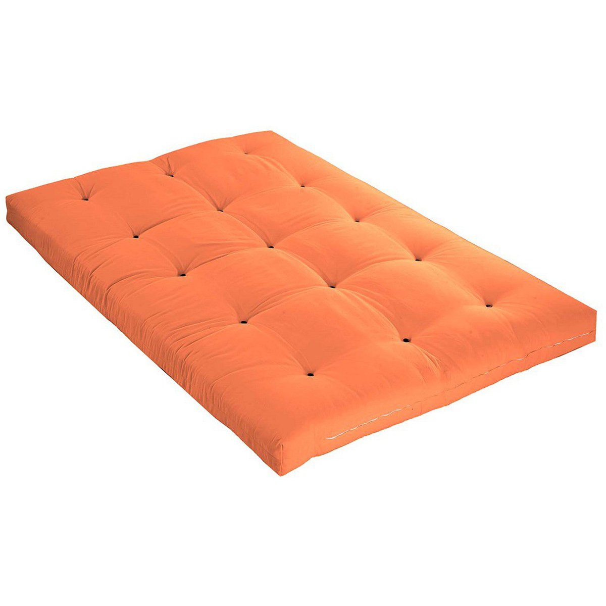 Matelas futon coton traditionnel, 13cm ecru, TERRE DE NUIT