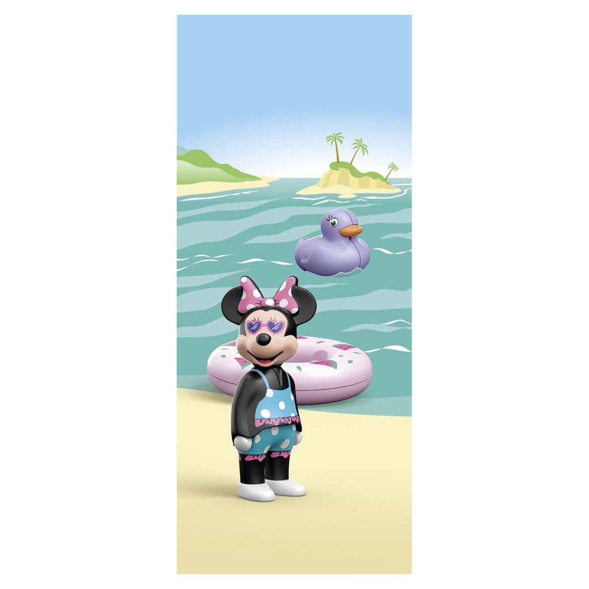 71706 Junior  and  disney : minnie avec bouee bleu, PLAYMOBIL