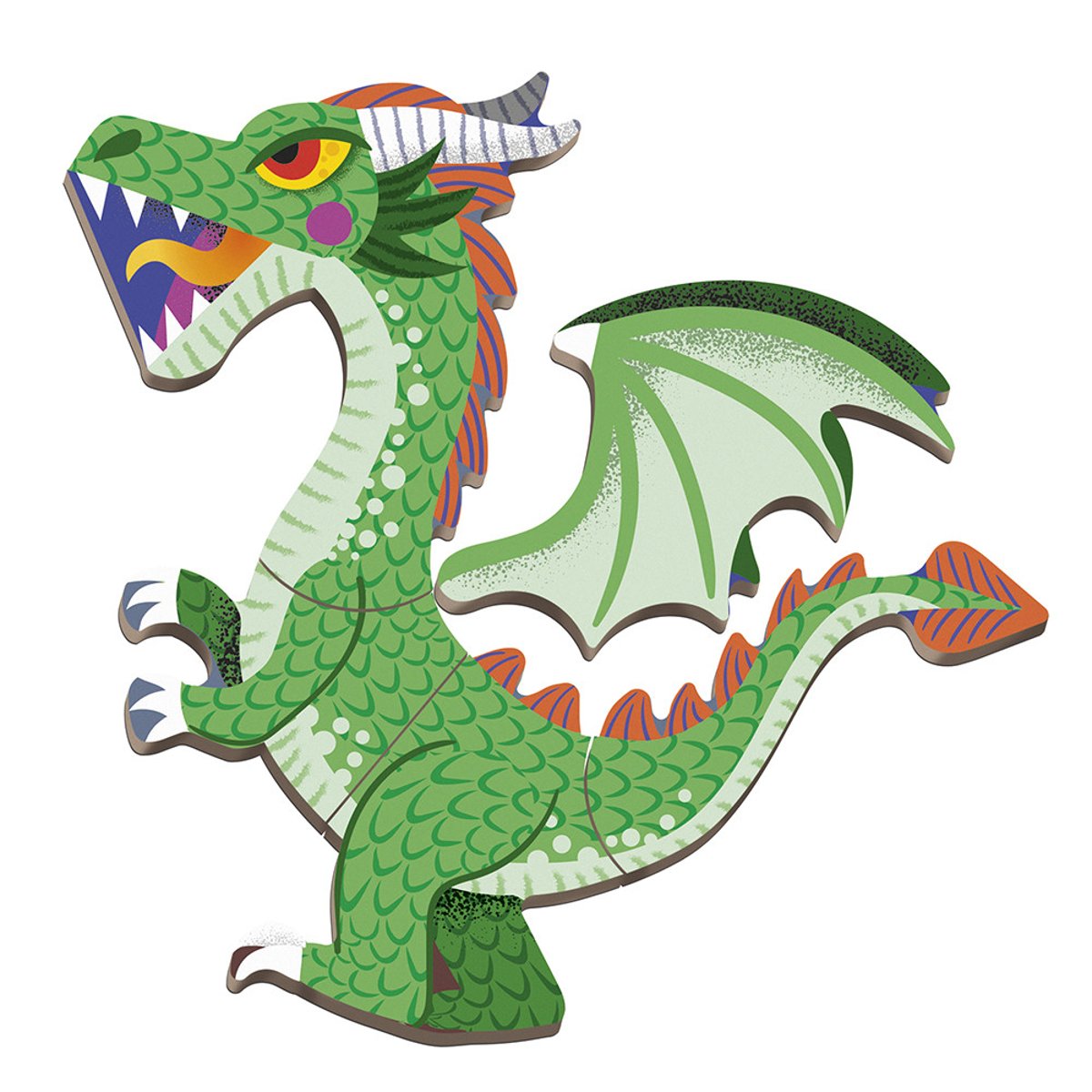 Magneti'book Dragons, 10 Modèle, 53 Magnets bleu, JANOD