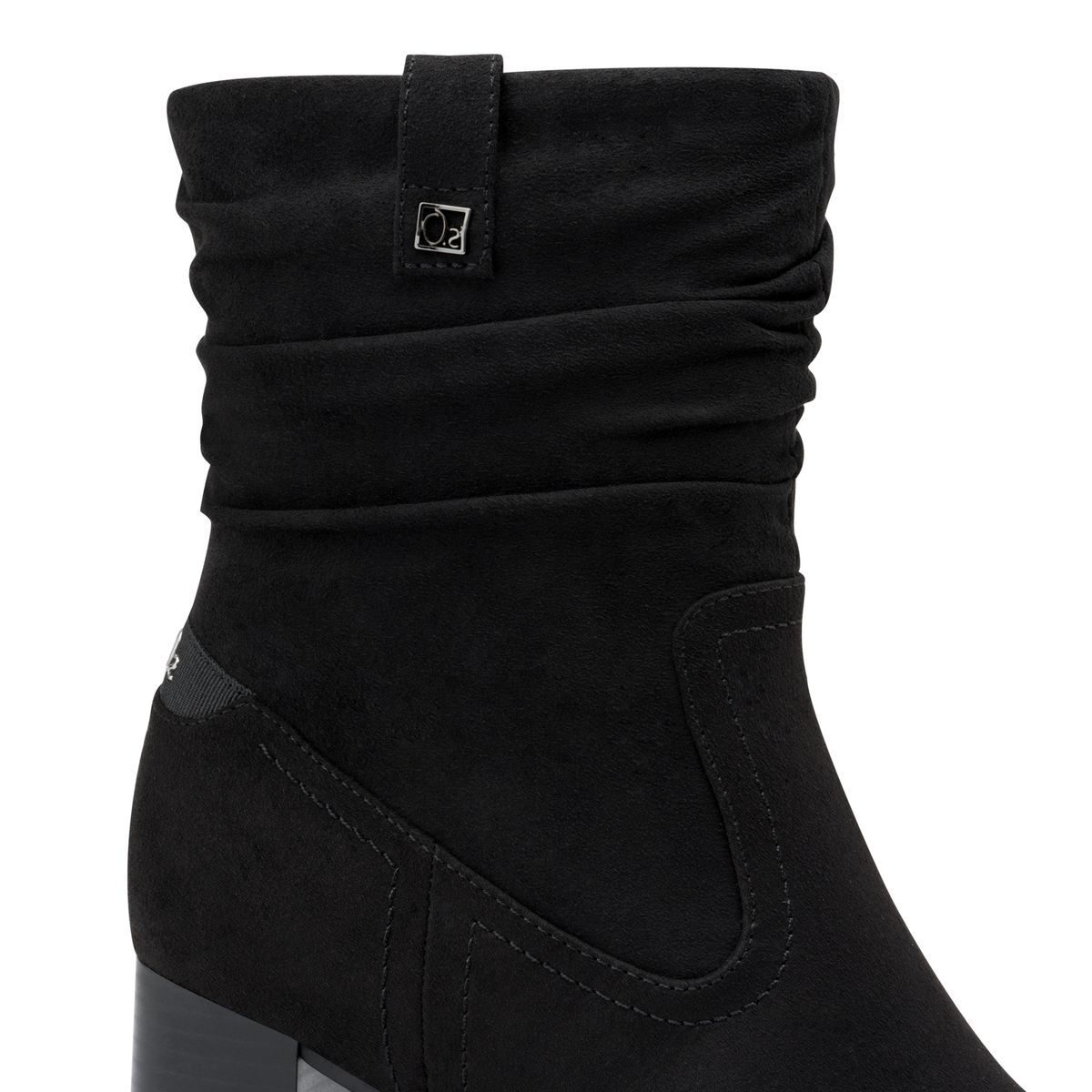 Bottine talon bloc noir, S.OLIVER