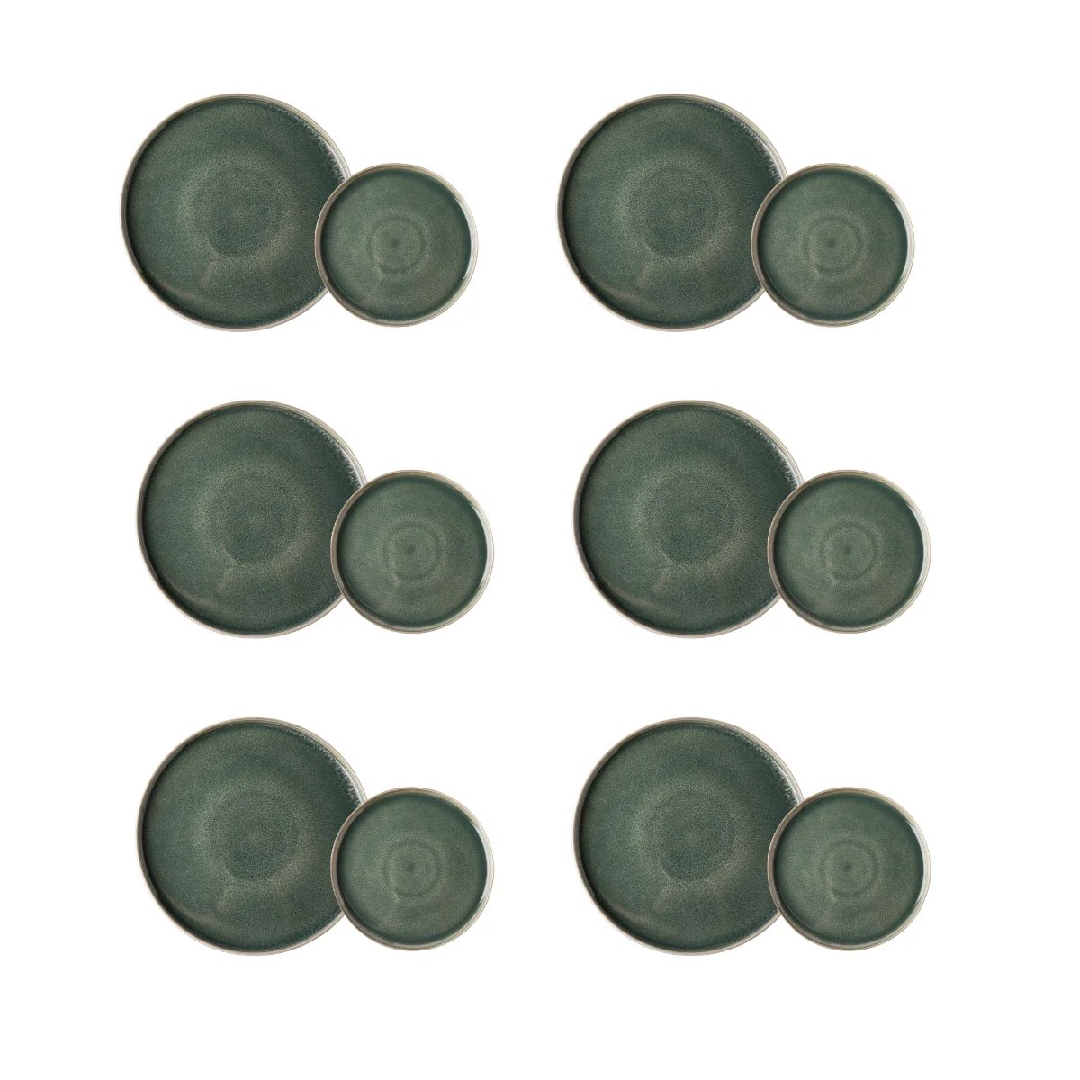 Service 12 pièces - "Jade" vert, LAGUIOLE CUISSON