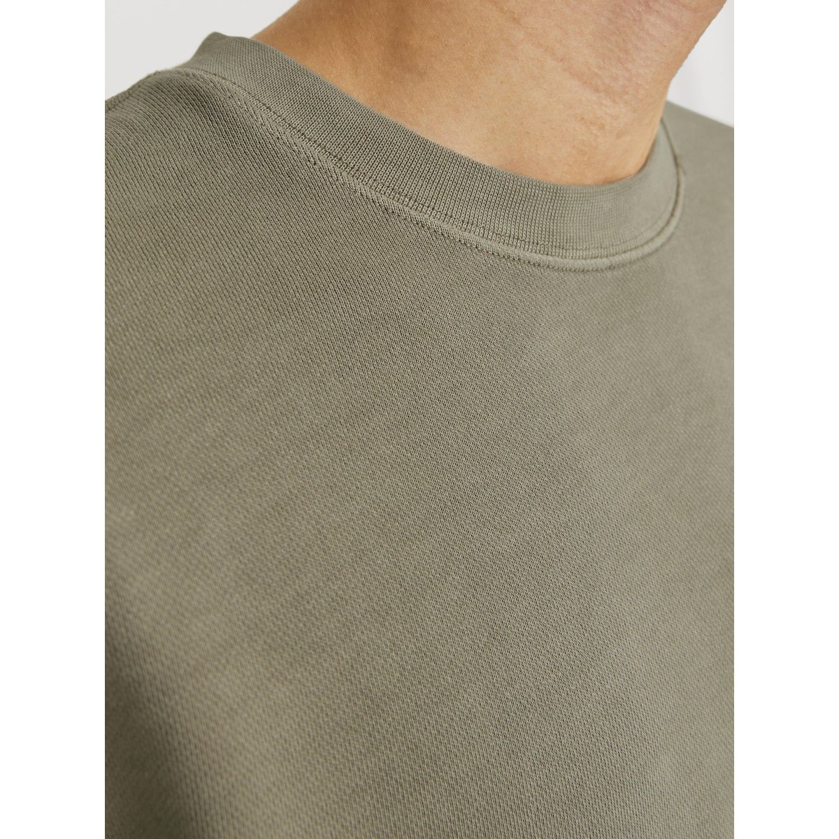 Sweat-Shirt silver sage, JACK & JONES