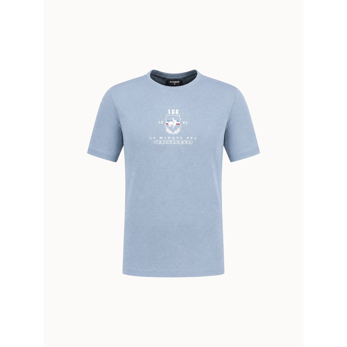 T-shirt en jersey de coton Tricolores ashley blue, LE COQ SPORTIF