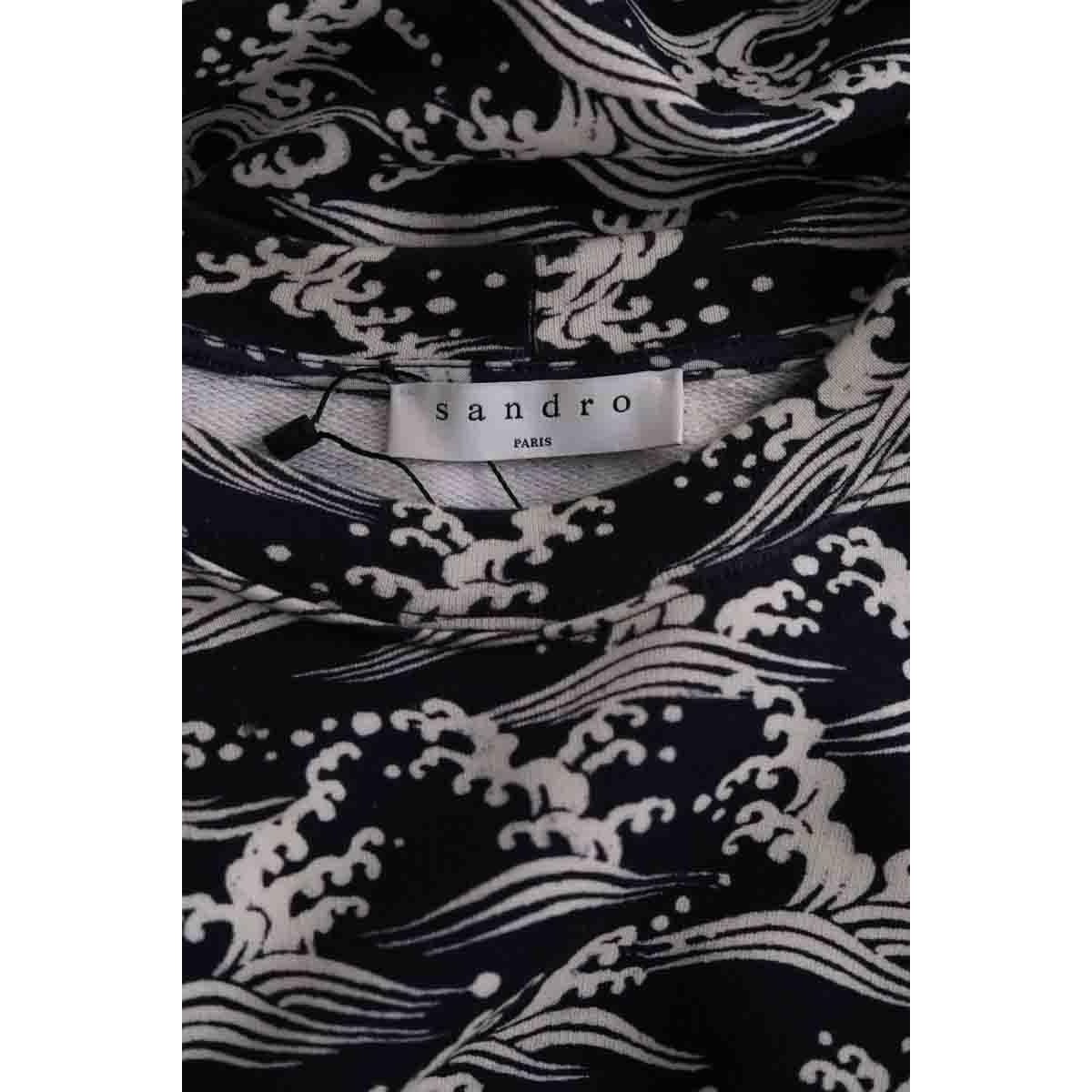 Sweatshirt - Très Bon État bleu, SANDRO