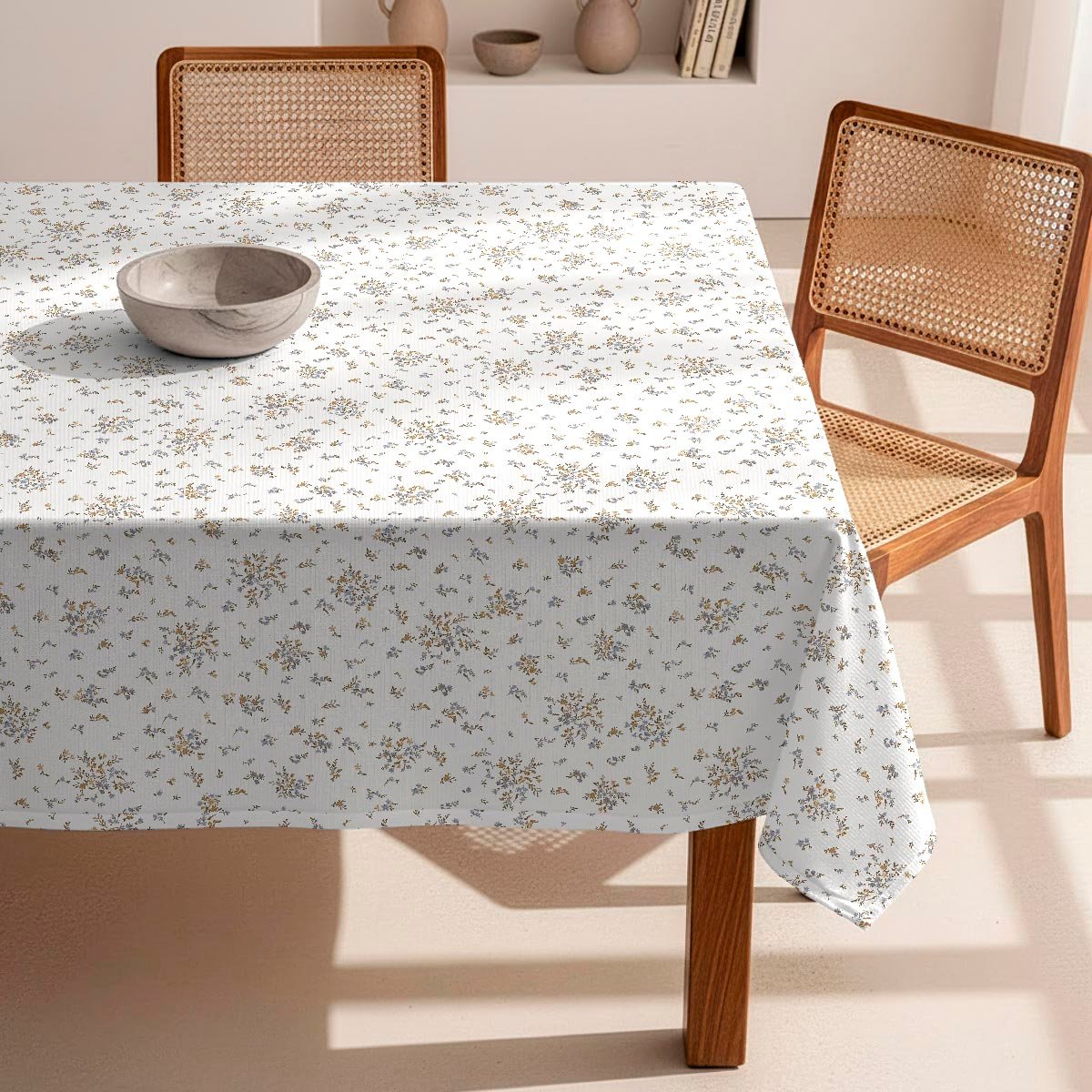 Nappe anti-taches Luna - coton 100% - bleu, NAF NAF HOME