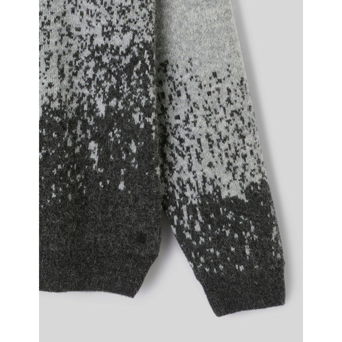 Pull jacquard gris, BZB