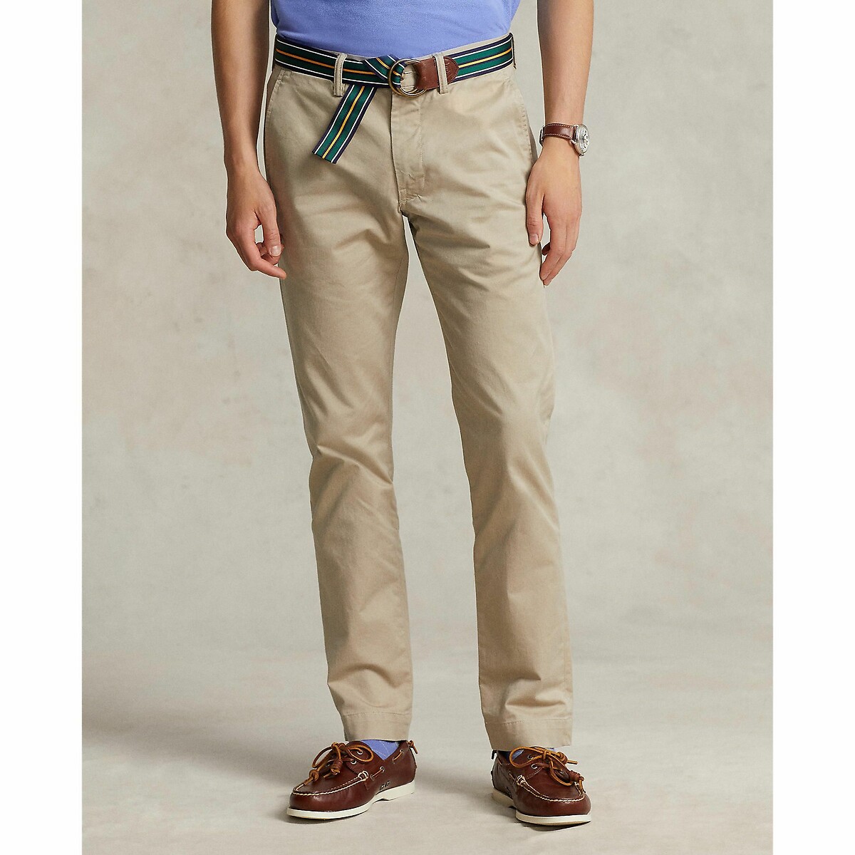 Pantalon chino slim stretch lavé beige, POLO RALPH LAUREN