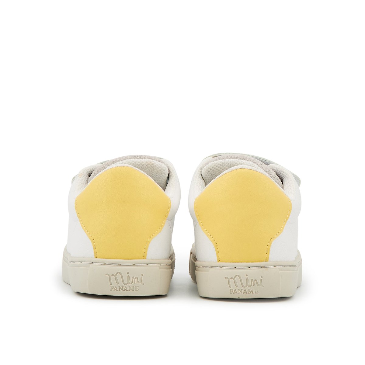 Baskets Enfant En Cuir Mini Edith Je Kiff Tonton blanc, BONS BAISERS