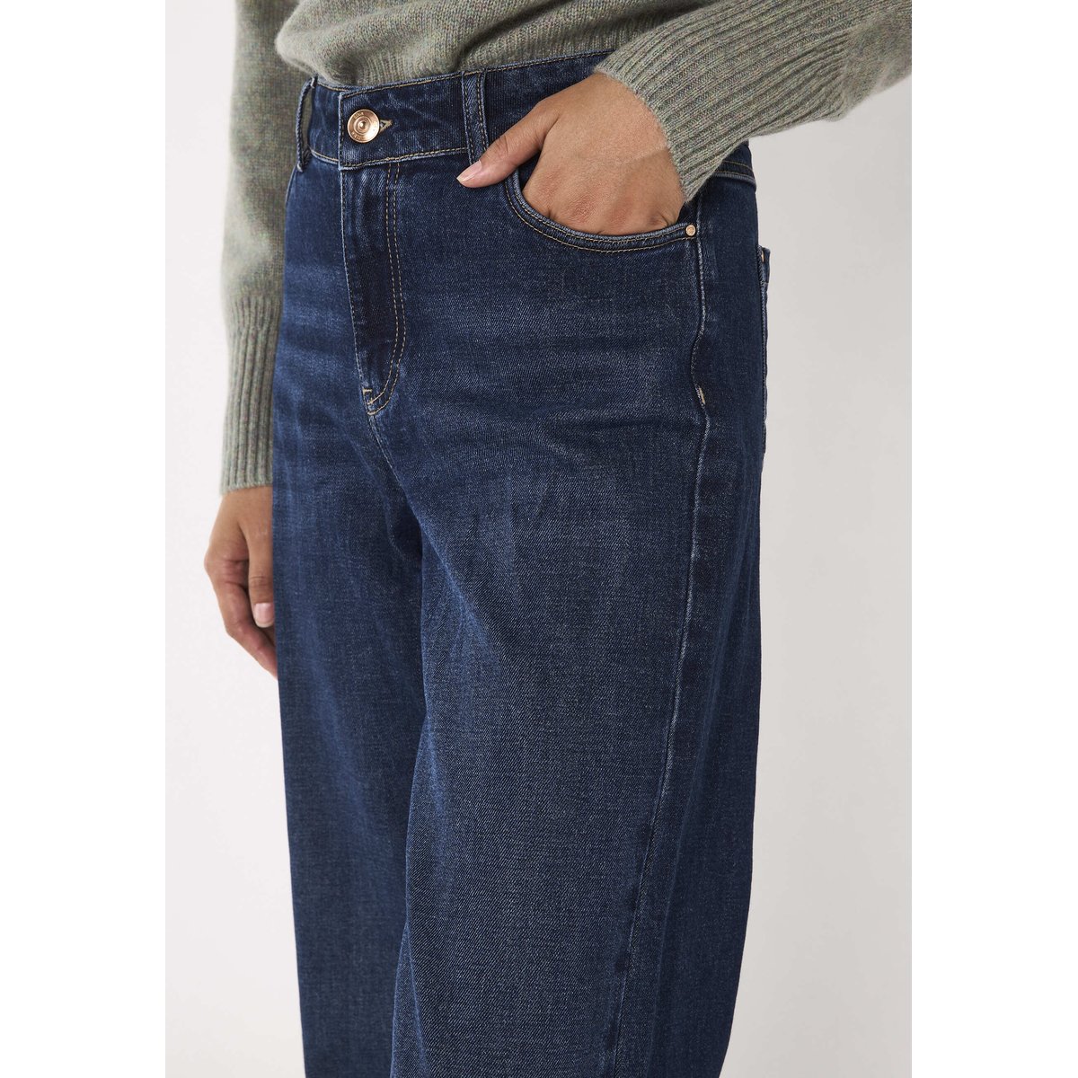 Jean large SCOTT denim brut, Maison 123