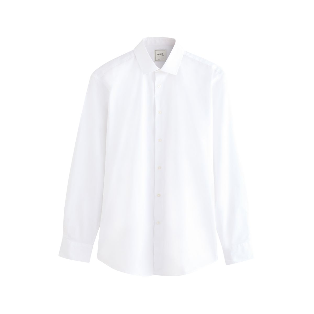 Chemise élégante à manches longues, lot de 2 blanc, NEXT