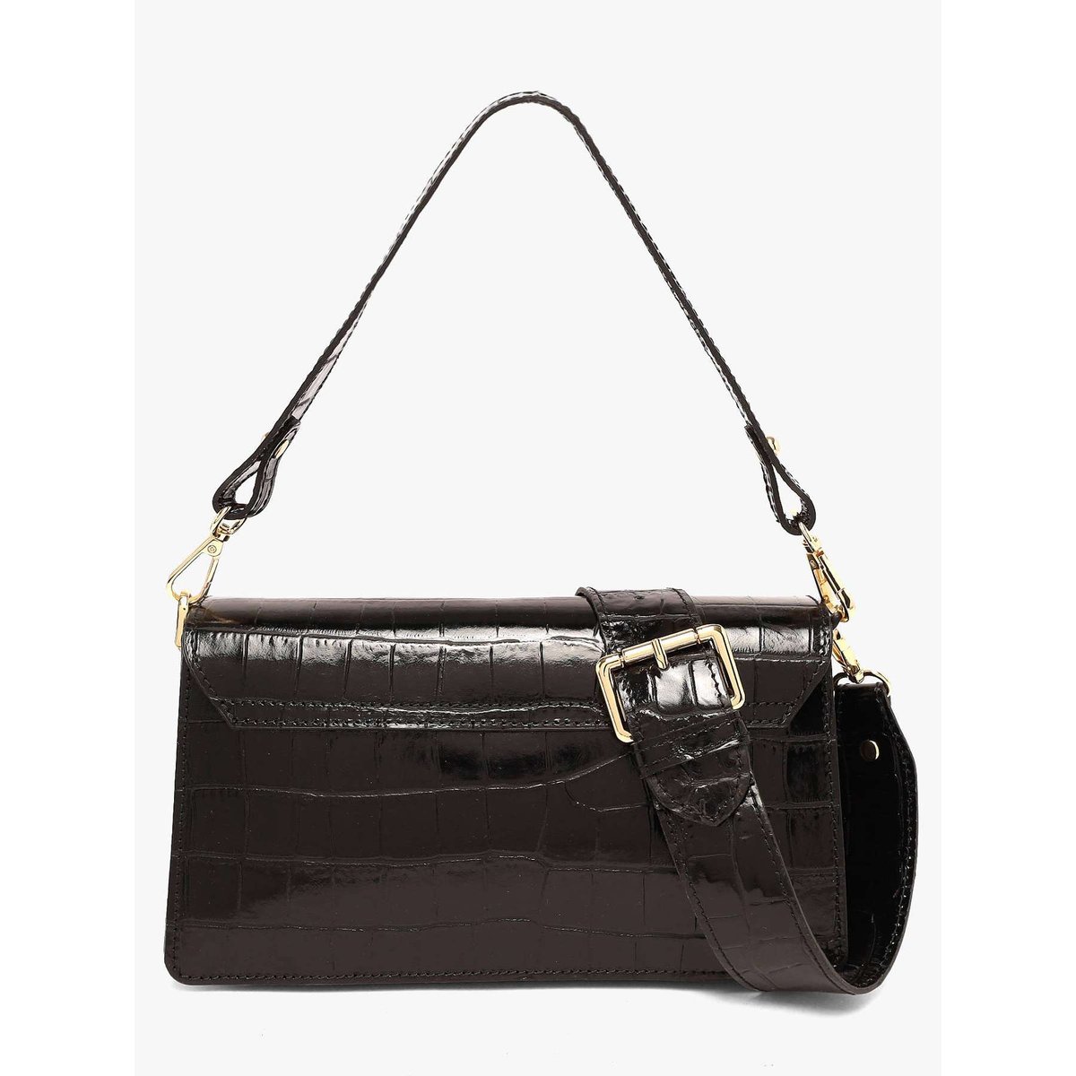 Sac bandoulière Cocco balo cuir nero, MILANO