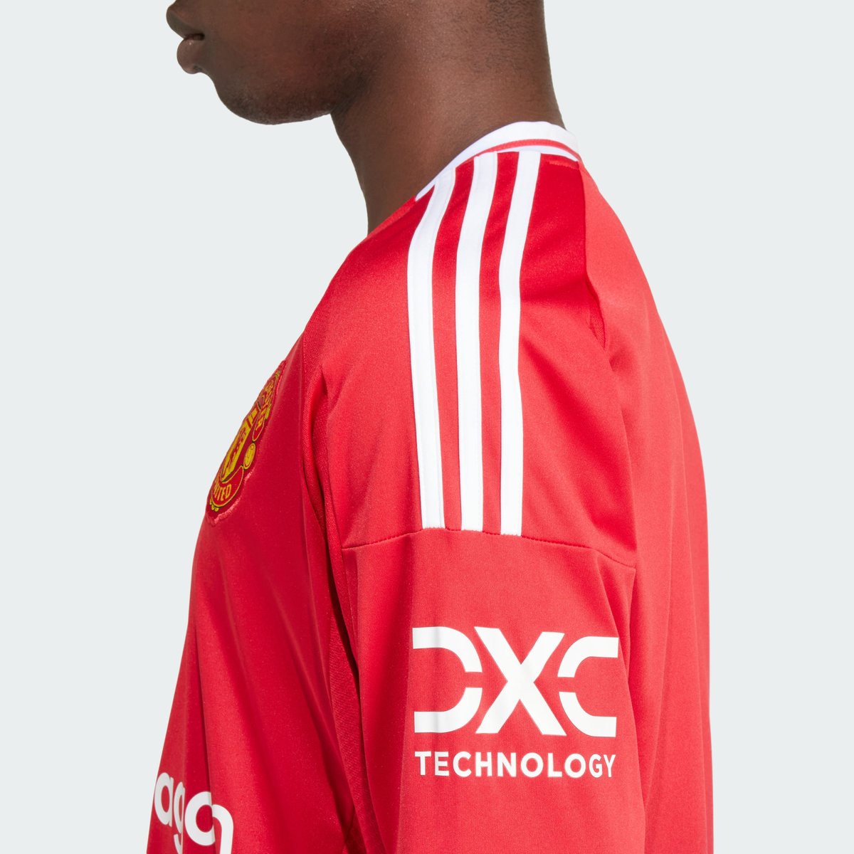 Maillot manches longues Domicile Manchester United 24/25 mufc red, adidas Performance