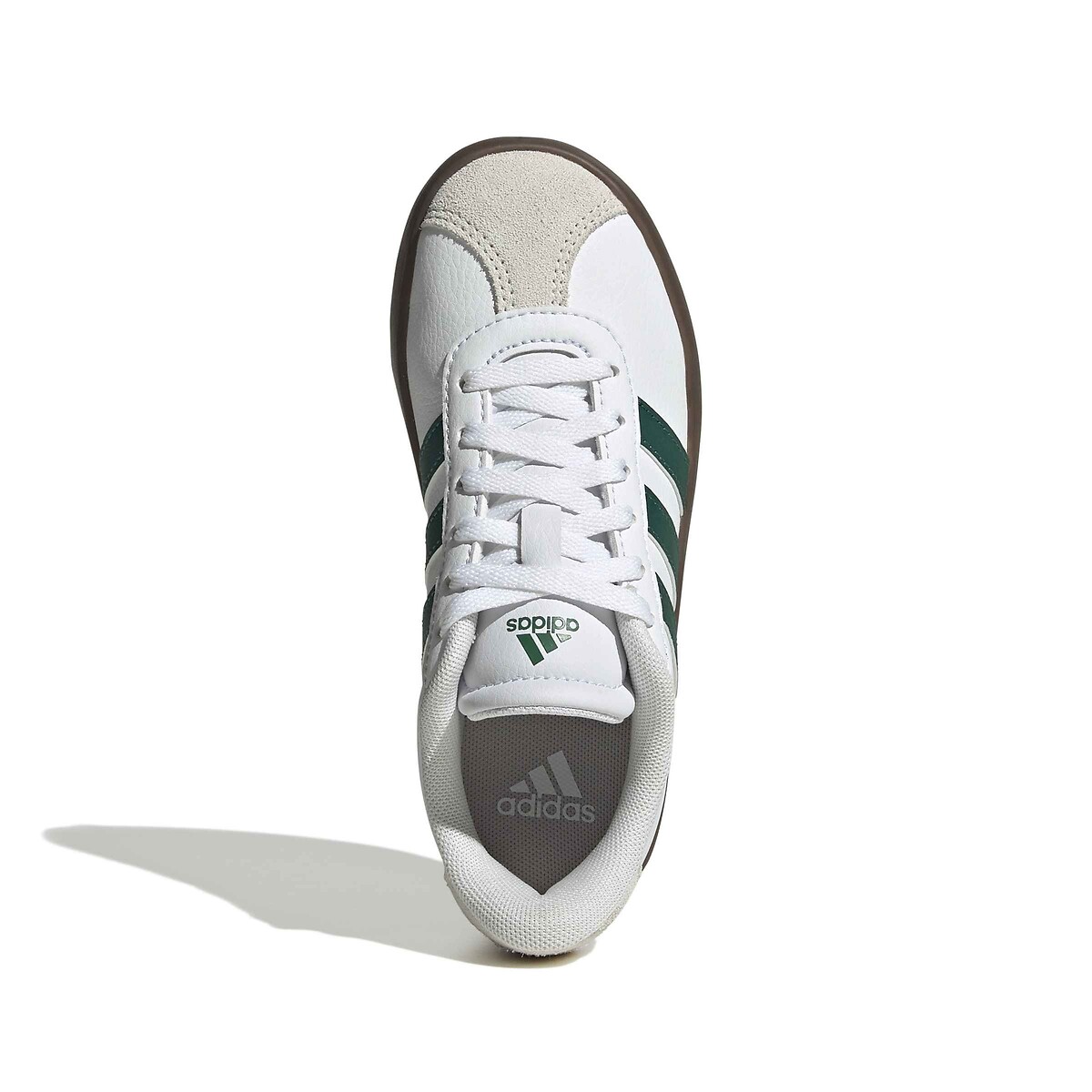 Sneaker aus Leder VL COURT 3.0 weiss/grün, ADIDAS SPORTSWEAR
