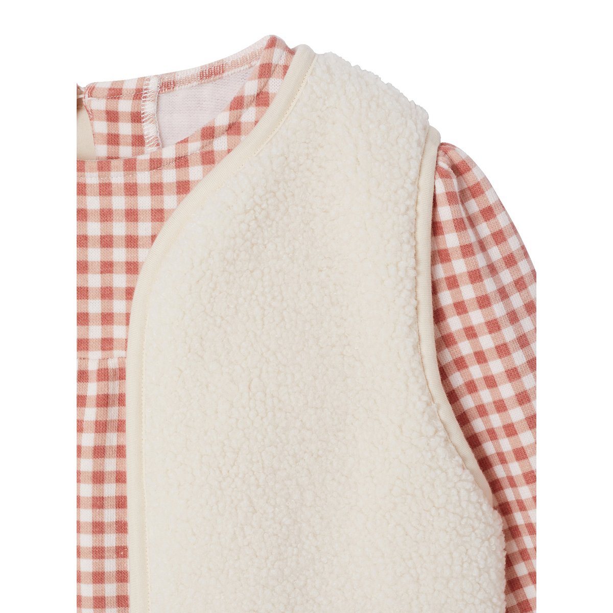 Ensemble robe 3 pièces écru, VERTBAUDET