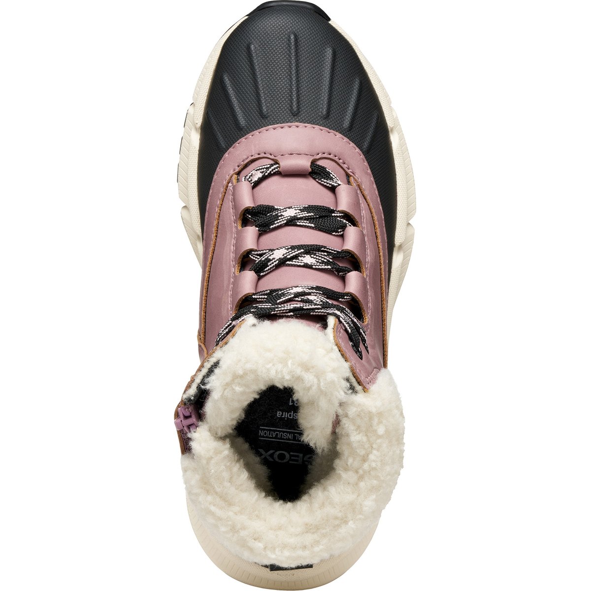 Bottines J FLEXYPER PLUS B ABX rose foncé/noir, GEOX