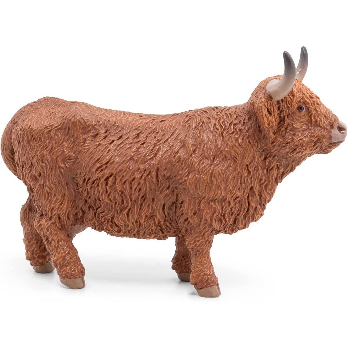 Figurine Vache Highland marron, PAPO