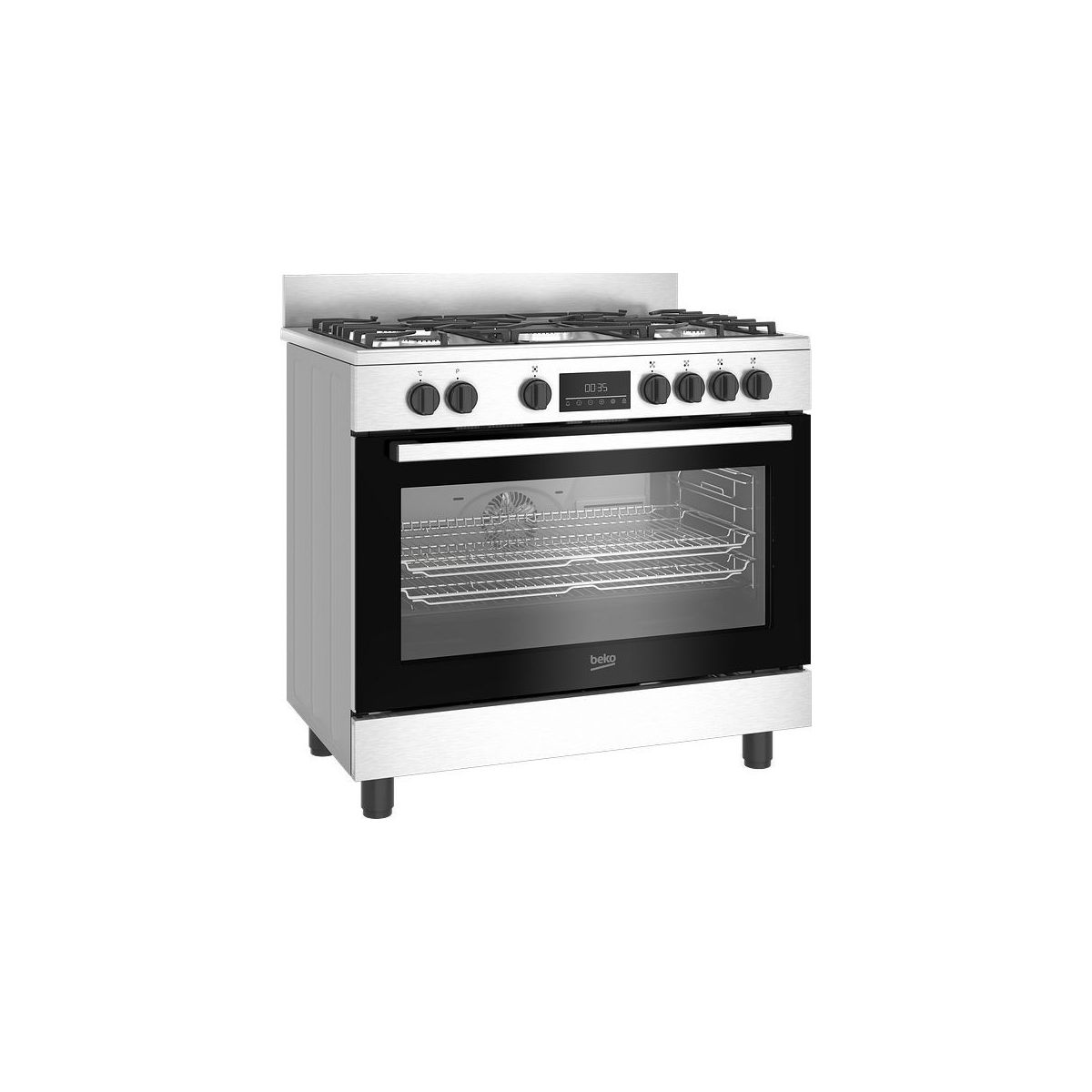 Piano de cuisson gaz BGM11225EX couleur unique, BEKO
