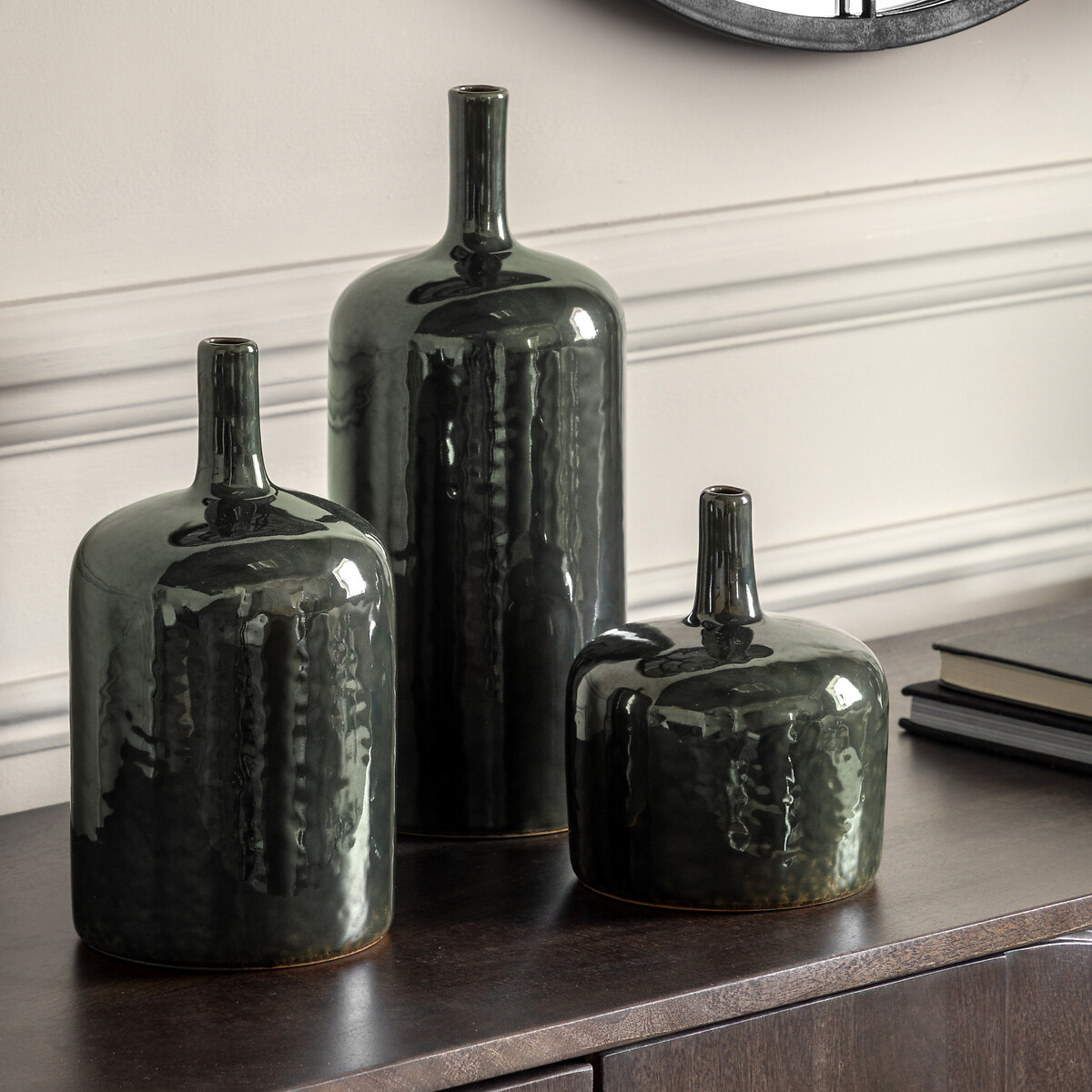 Set of 3 Blackhall Ornaments Green green, ÉDITÉ