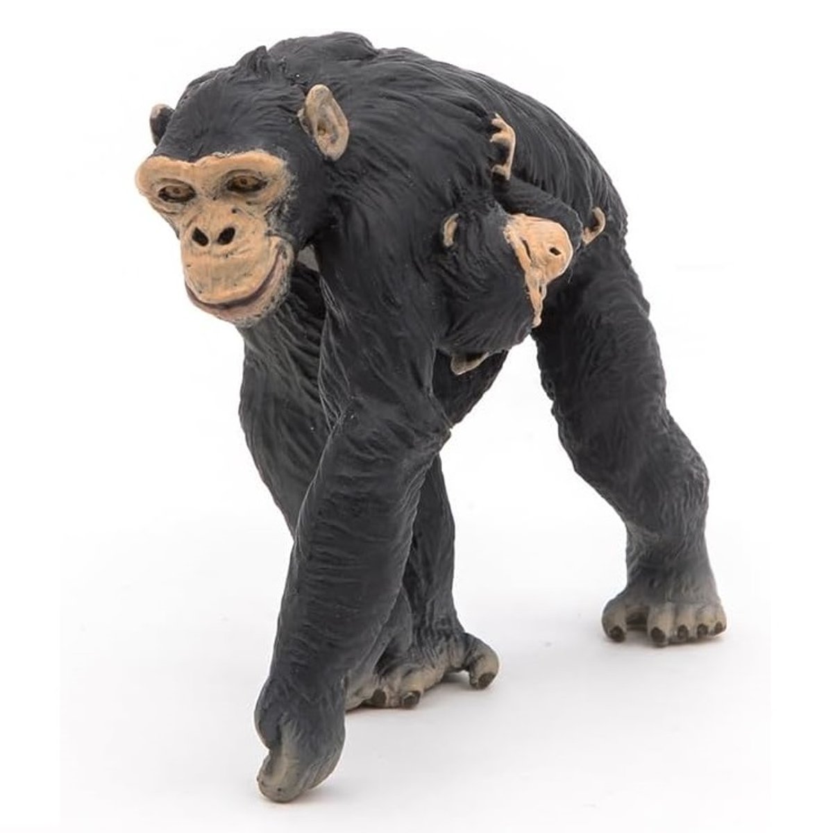Figurine Chimpanzé et son bébé noir, PAPO
