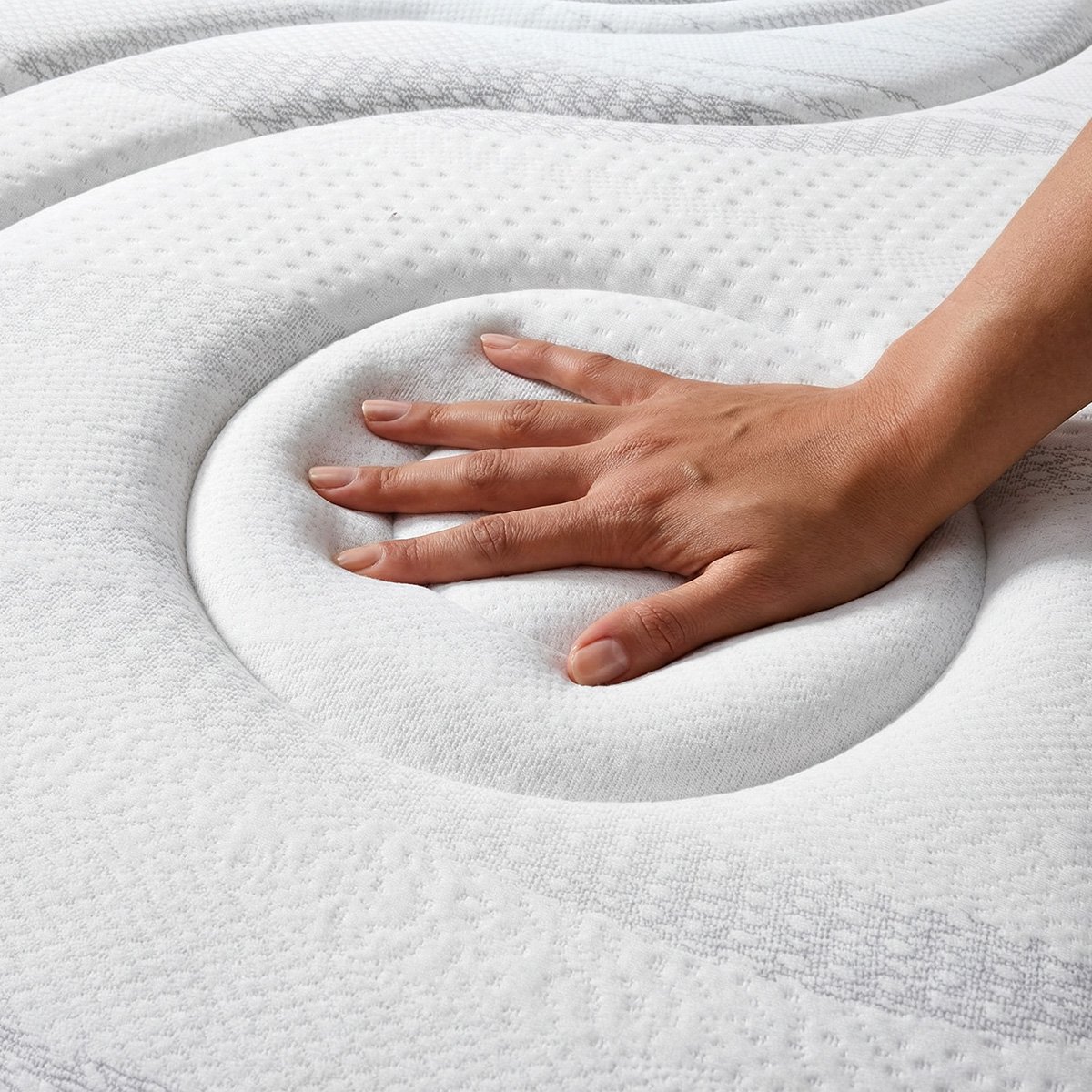 Matelas Mémoire de Forme - 30 cm - QUINTESSENCE blanc, MAISON AUBERTIN