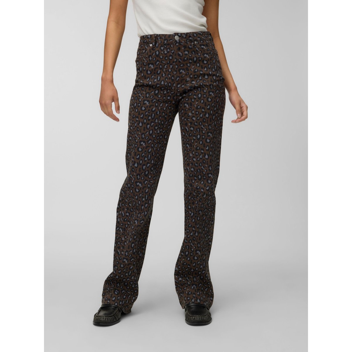 Jean À Coupe Large marron - chocolate chip 1, VERO MODA