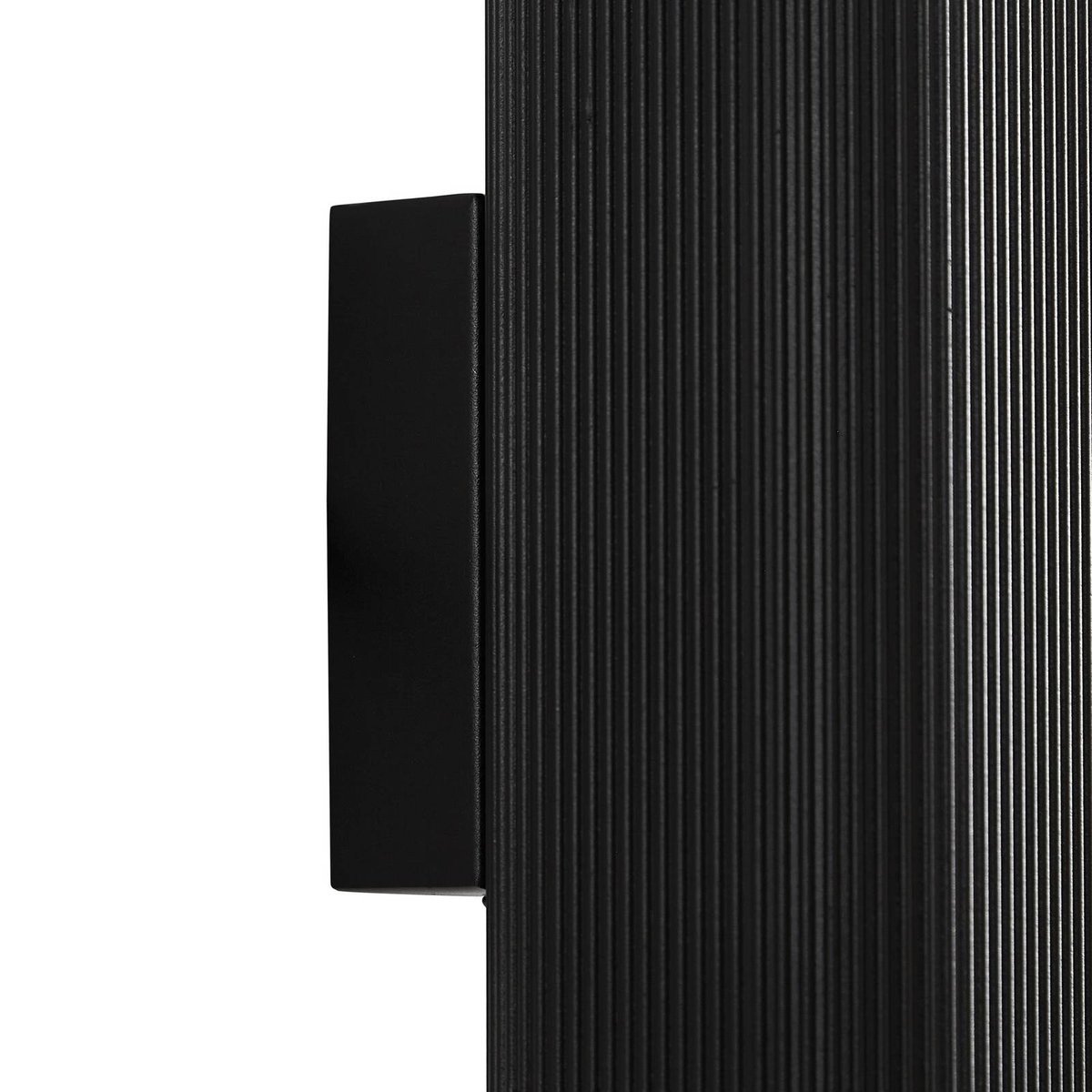 Applique extérieure en métal moderne, Halvar noir, LINDBY