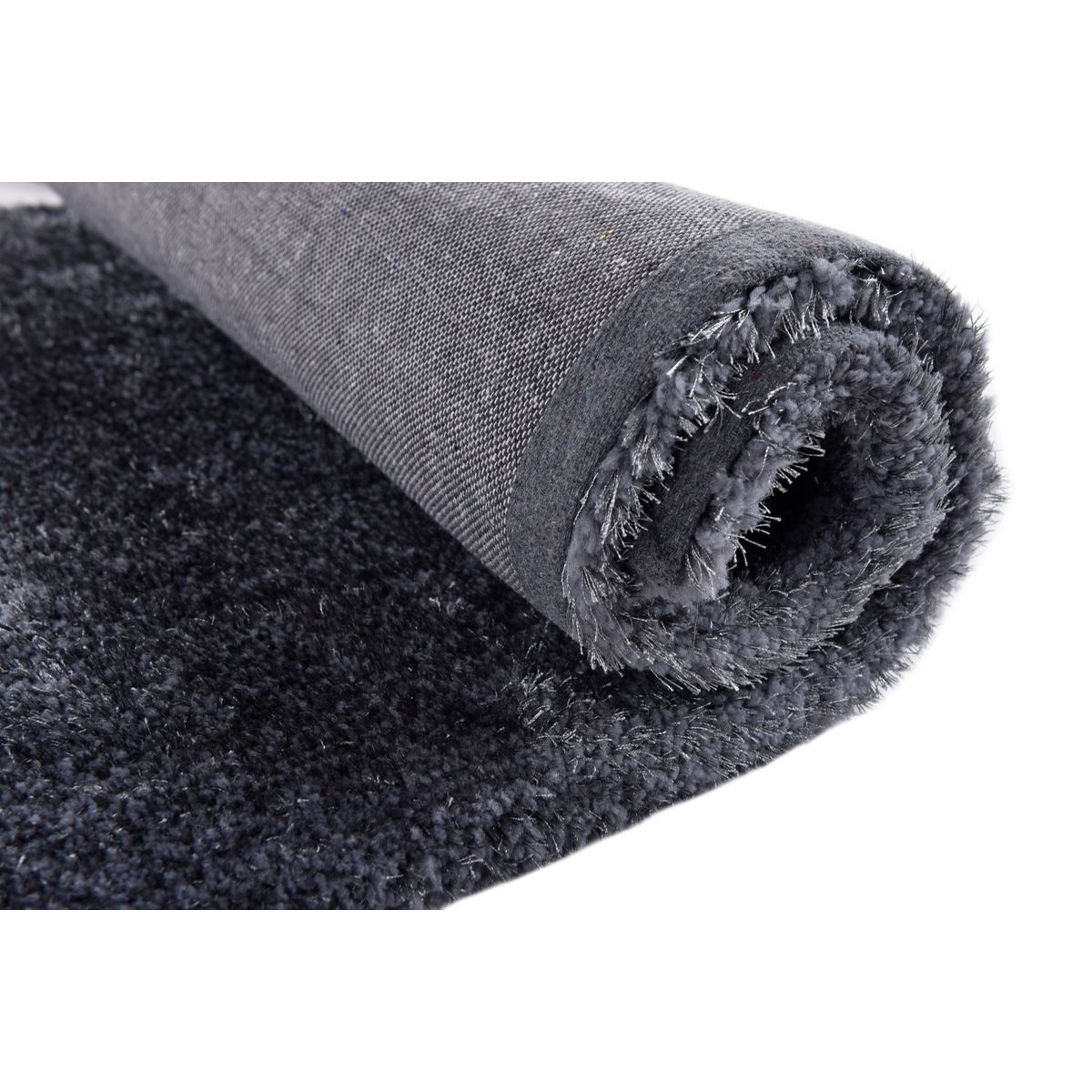 Tapis Shaggy SOFT brillant à poils longs anthracite, TOM TAILOR