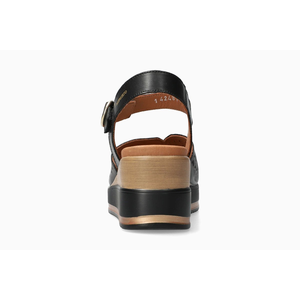 Sandales en cuir SERAFIA noir p5146748, MEPHISTO