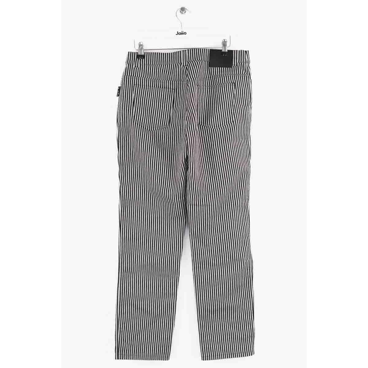Pantalon droit - Très Bon État noir, AGNES B
