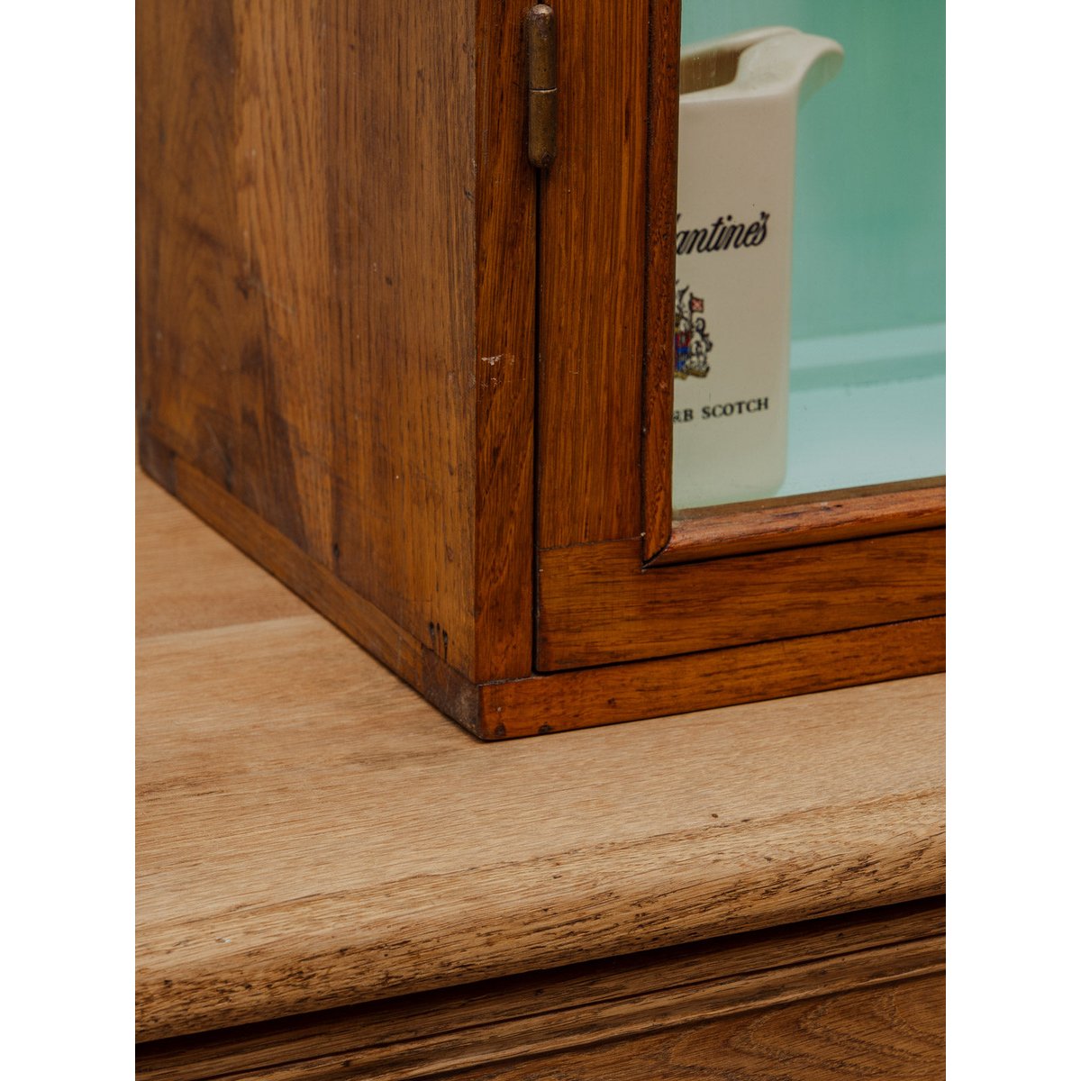 Petite vitrine en bois Victoria N°237 - Bon état vert, DEBONGOUT