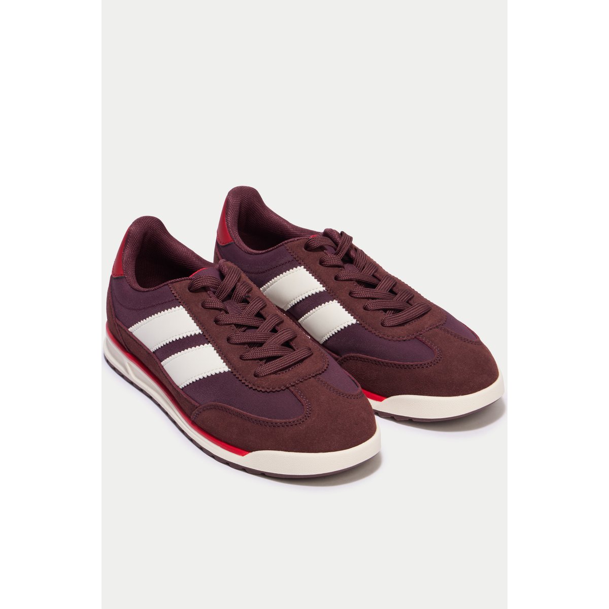 Basket aspect daim bordeaux, CACHE CACHE