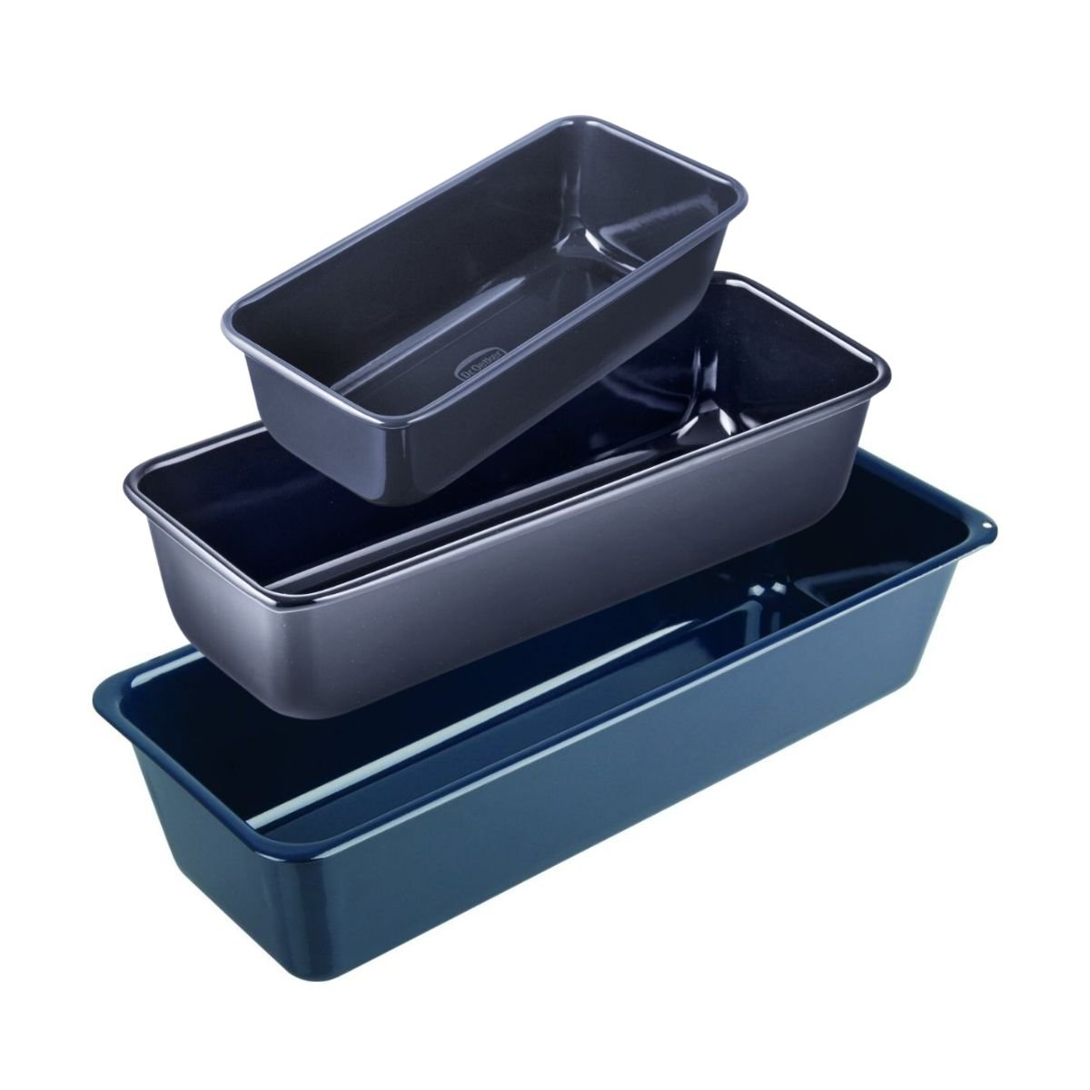 Set de 3 moules à cakes BACK LIEBE bleu, DR OETKER
