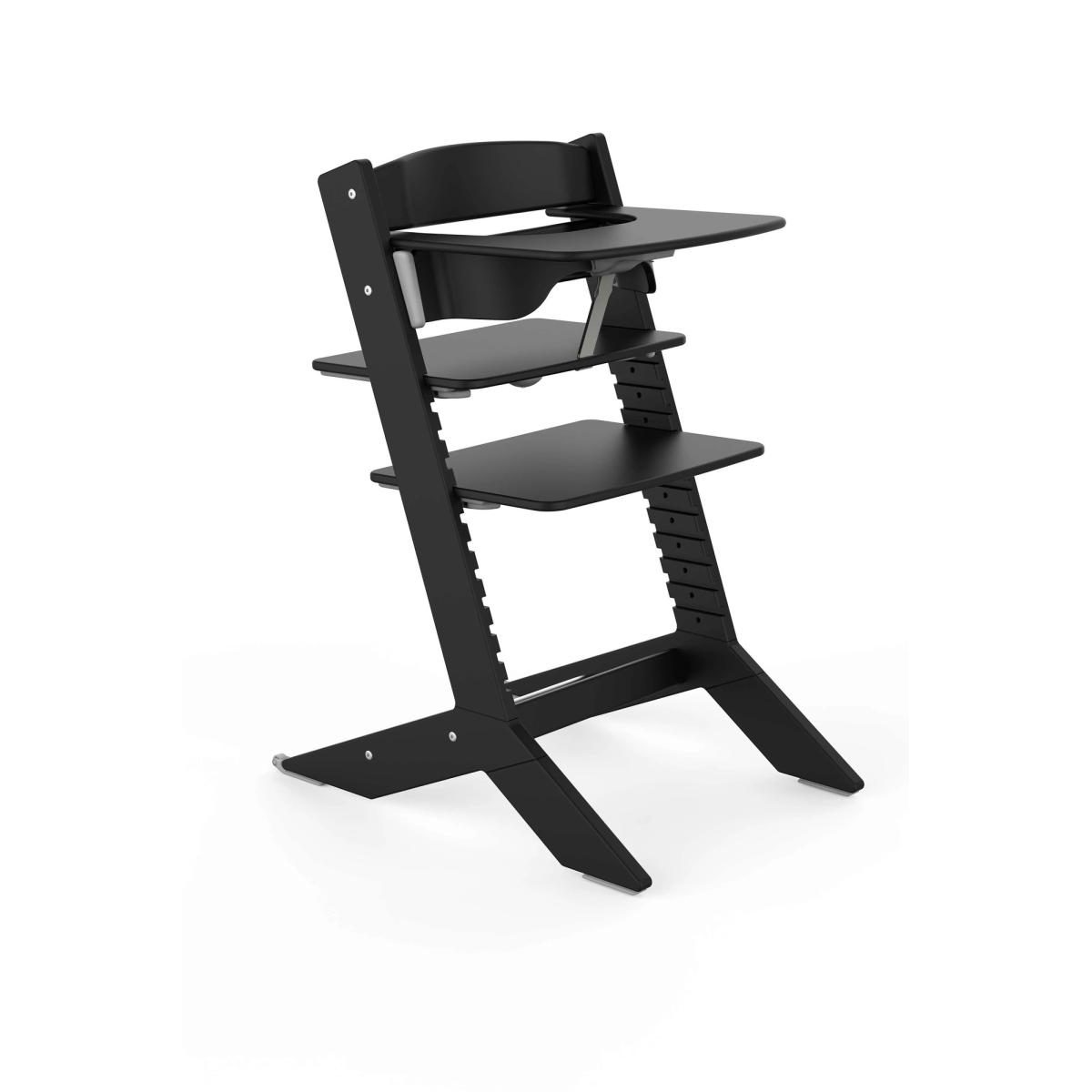 Tablette pour chaise haute NALA - fixation clic, hêtre - Noir multicolore, GEUTHER