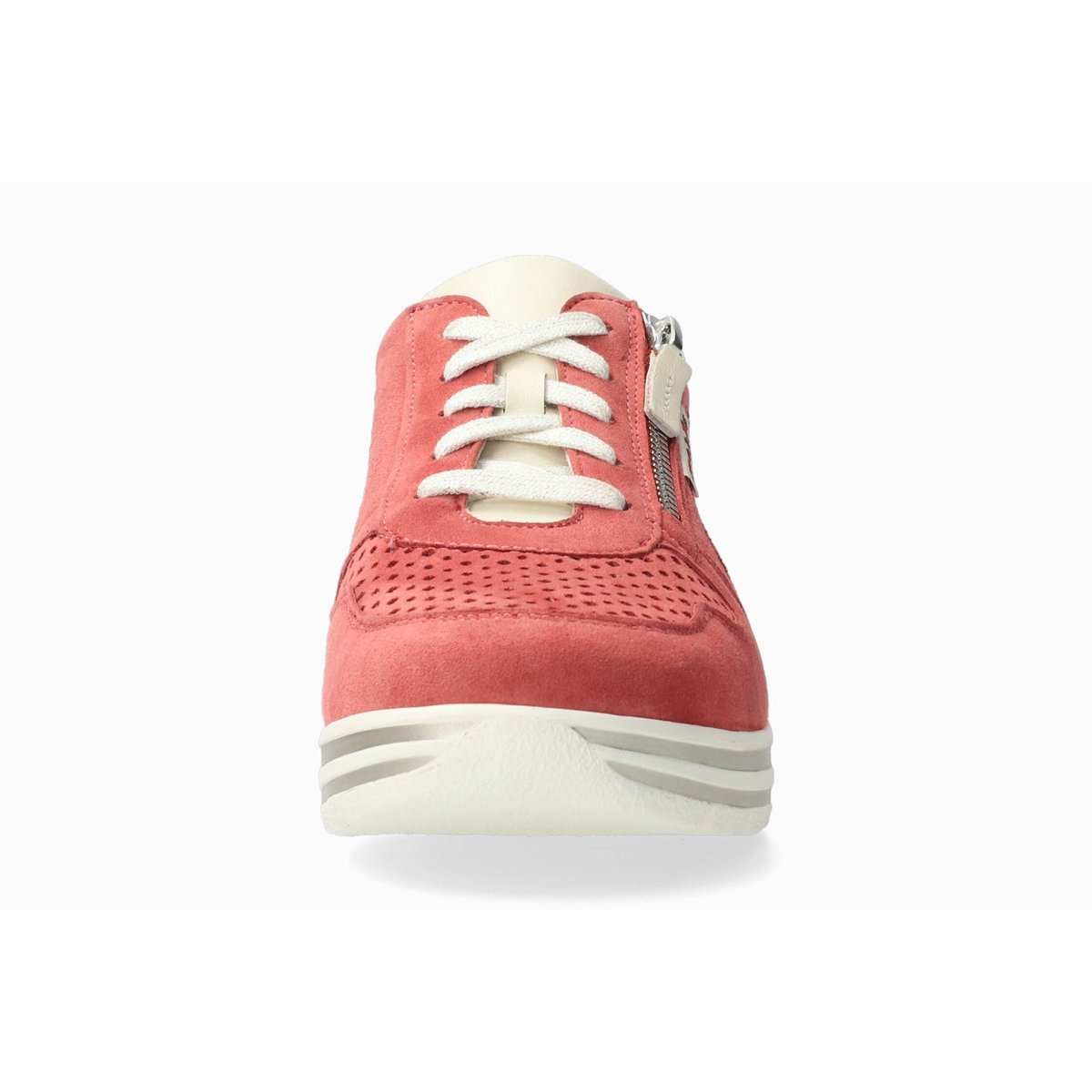 Baskets en cuir ABBY PERF rose p5144601, MEPHISTO