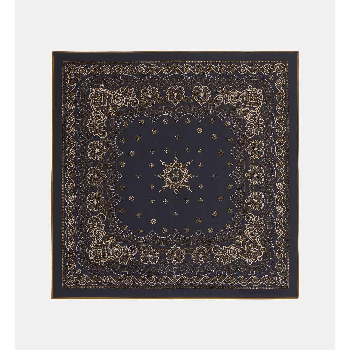 Carré de soie ladana bandana noir, GALERIES LAFAYETTE