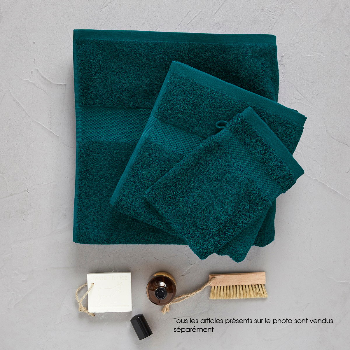 Drap de bain 600gr/m ? ENVIE bleu abîme, SYLVIE THIRIEZ