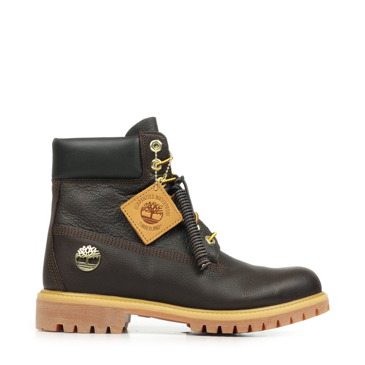Boots Premium 6 IN Lace Waterproof brown full grain, TIMBERLAND