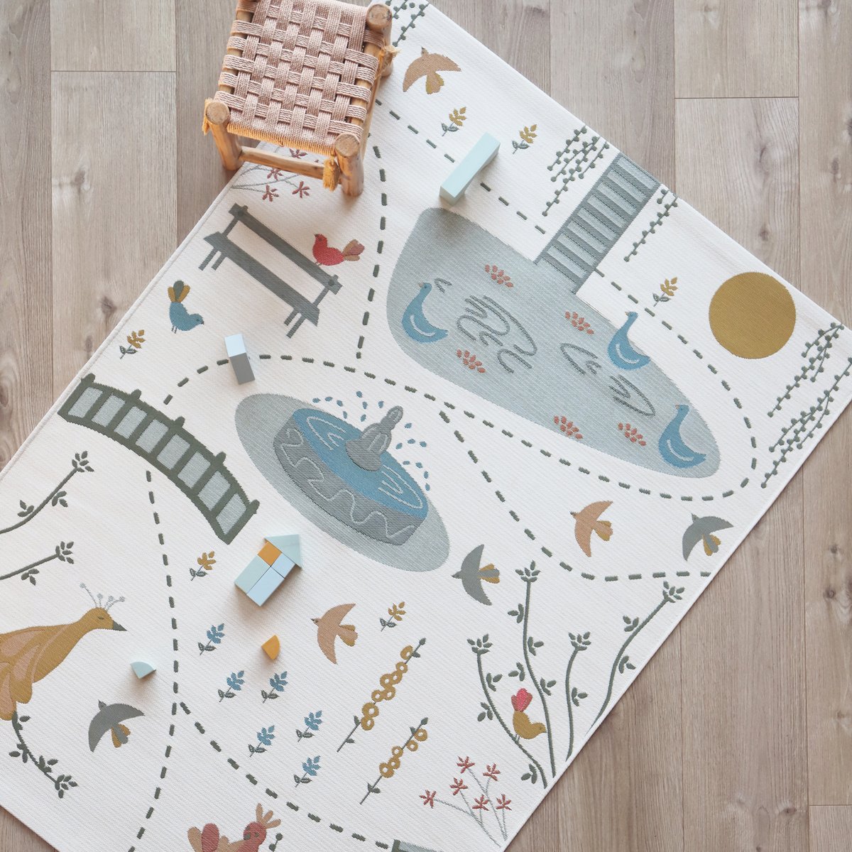 Tapis de jeu BIRD PARADISE multi, NATTIOT