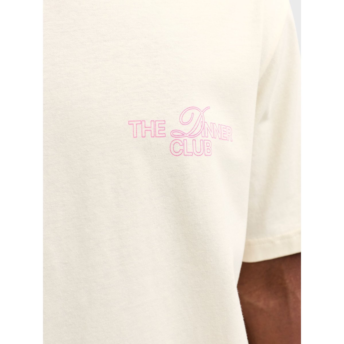 T-Shirt antique white, JACK & JONES
